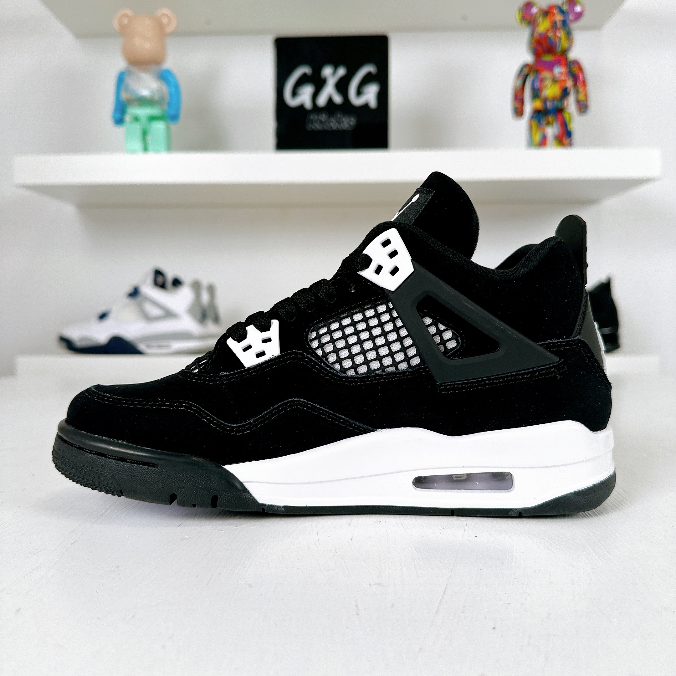 (GS) Air Jordan 4 Retro 'White Thunder' FQ8213-001