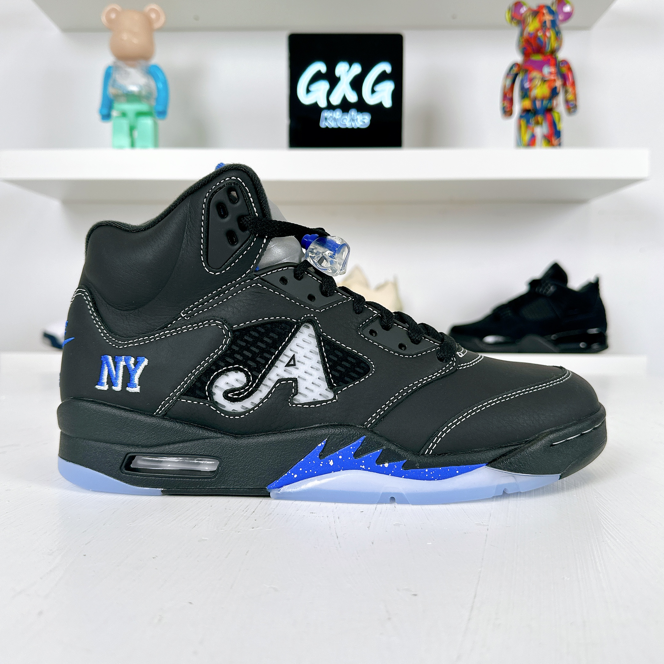 Air Jordan 5 x Awake NY 'Black Racer Blue DV4982-004