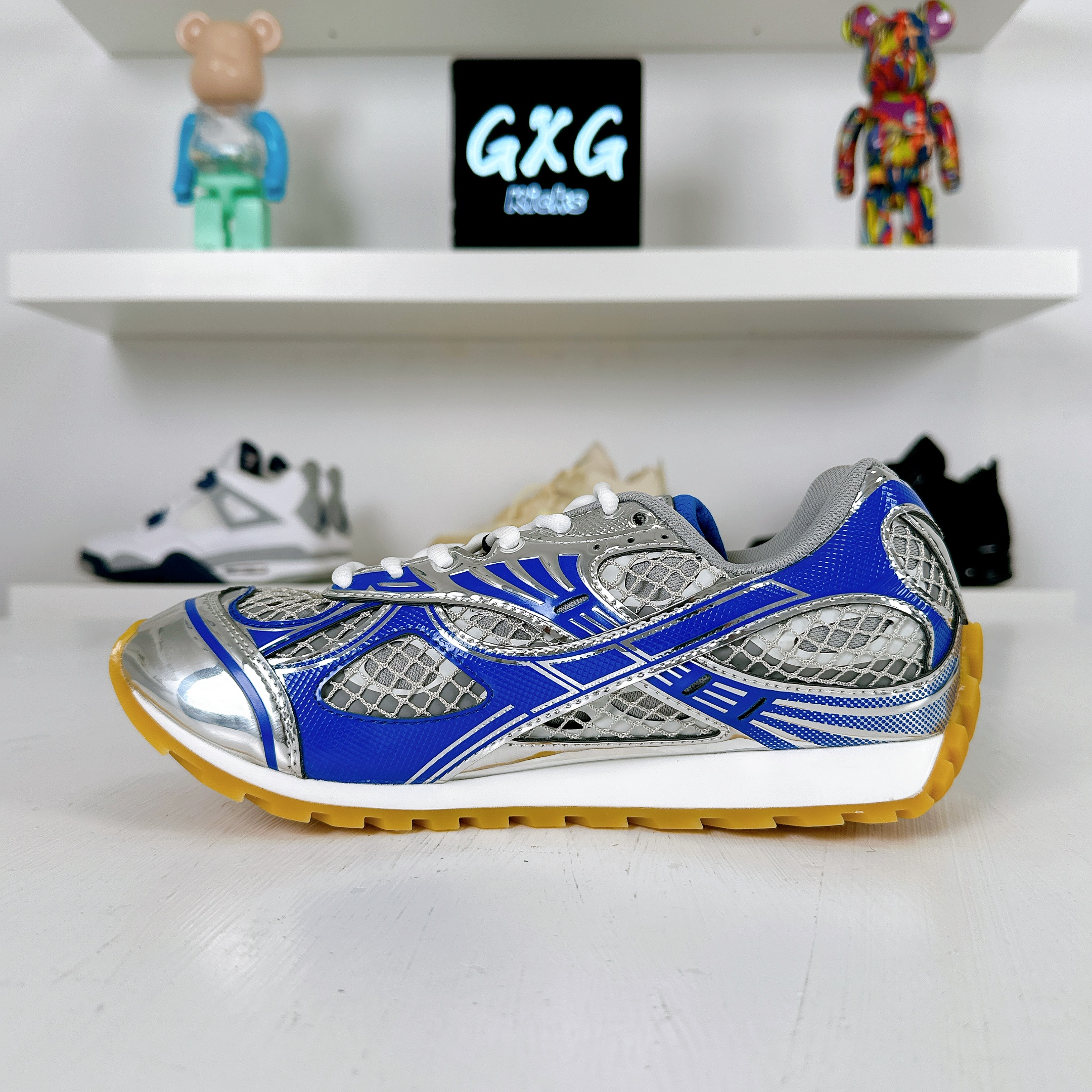 Bottega Veneta Orbit Sneakers in Blue