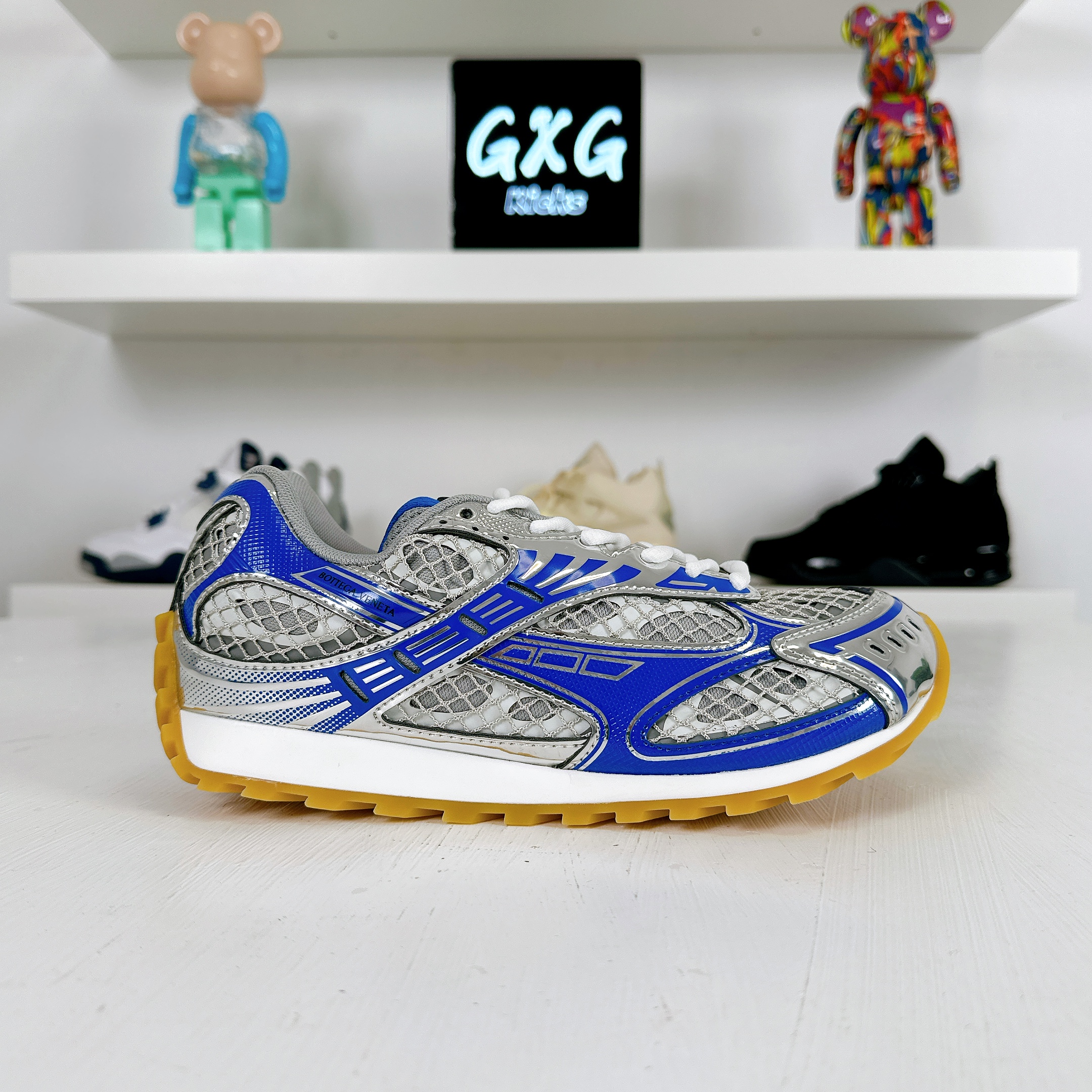 Bottega Veneta Orbit Sneakers in Blue