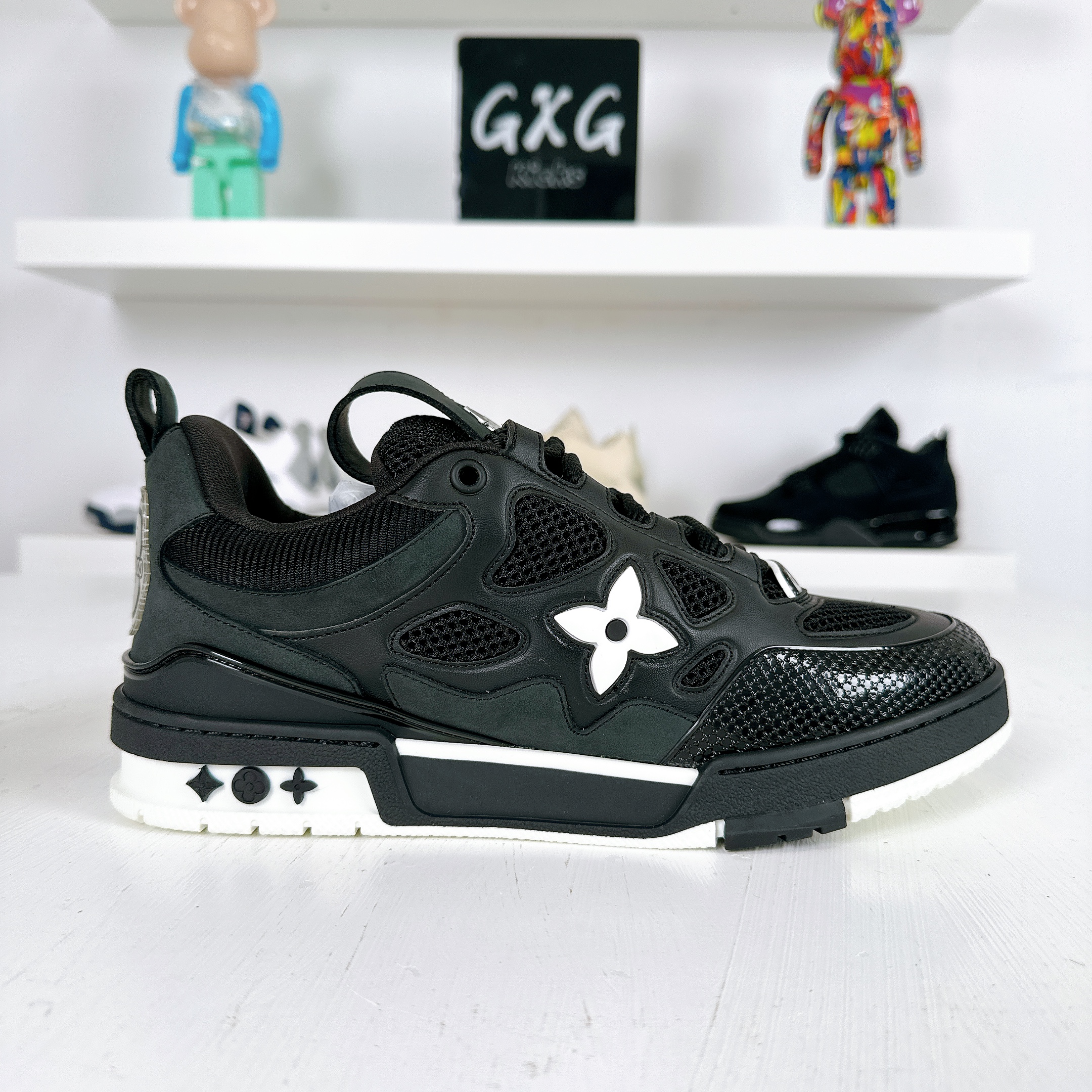 Louis Vuitton LV Skate Sneaker Black White