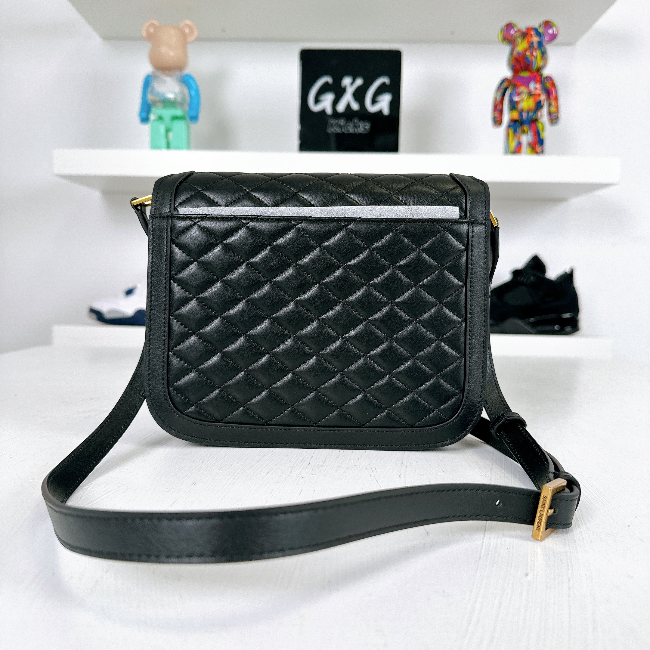 Saint Laurent Quilted Solferino Leather Medium Bag