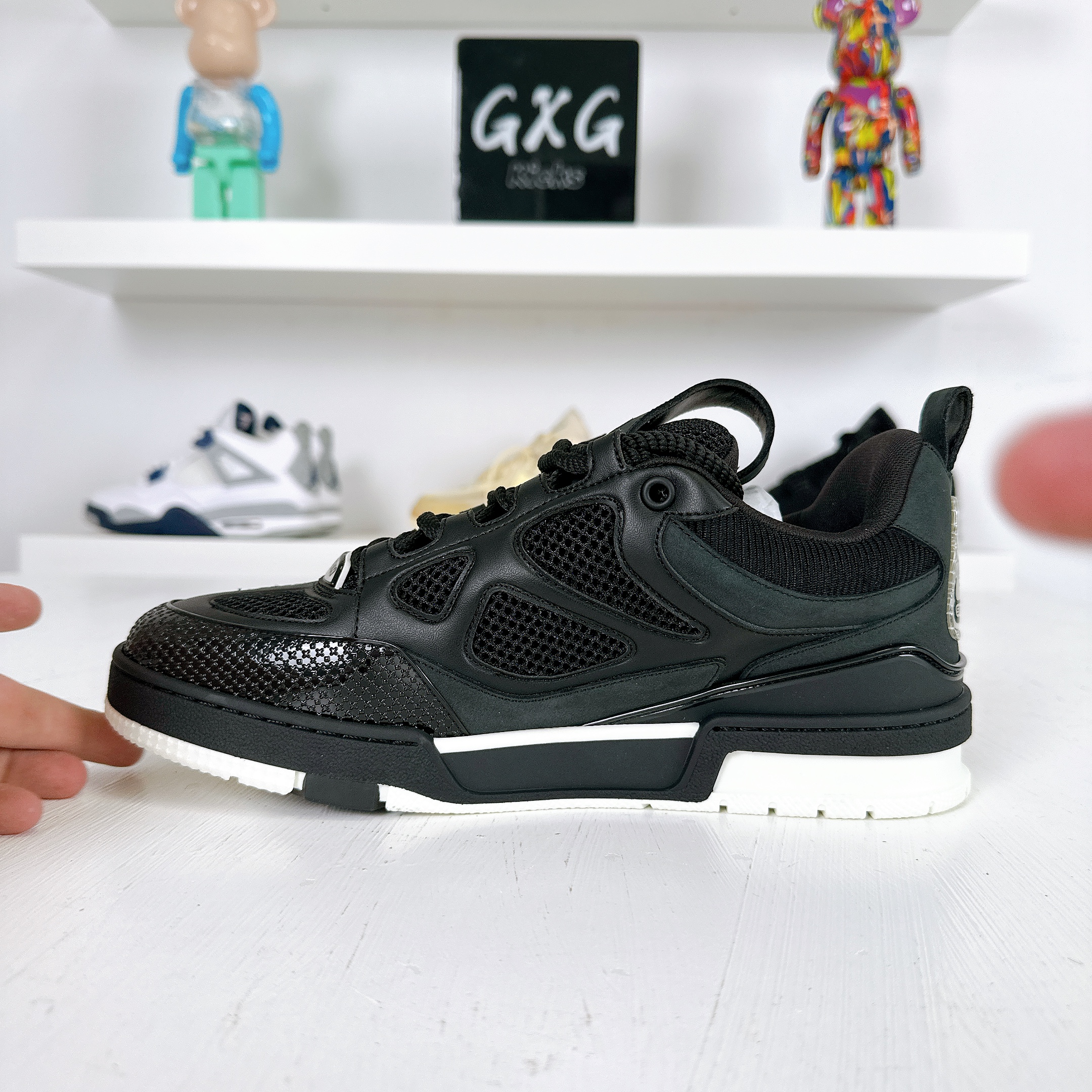 Louis Vuitton LV Skate Sneaker Black White