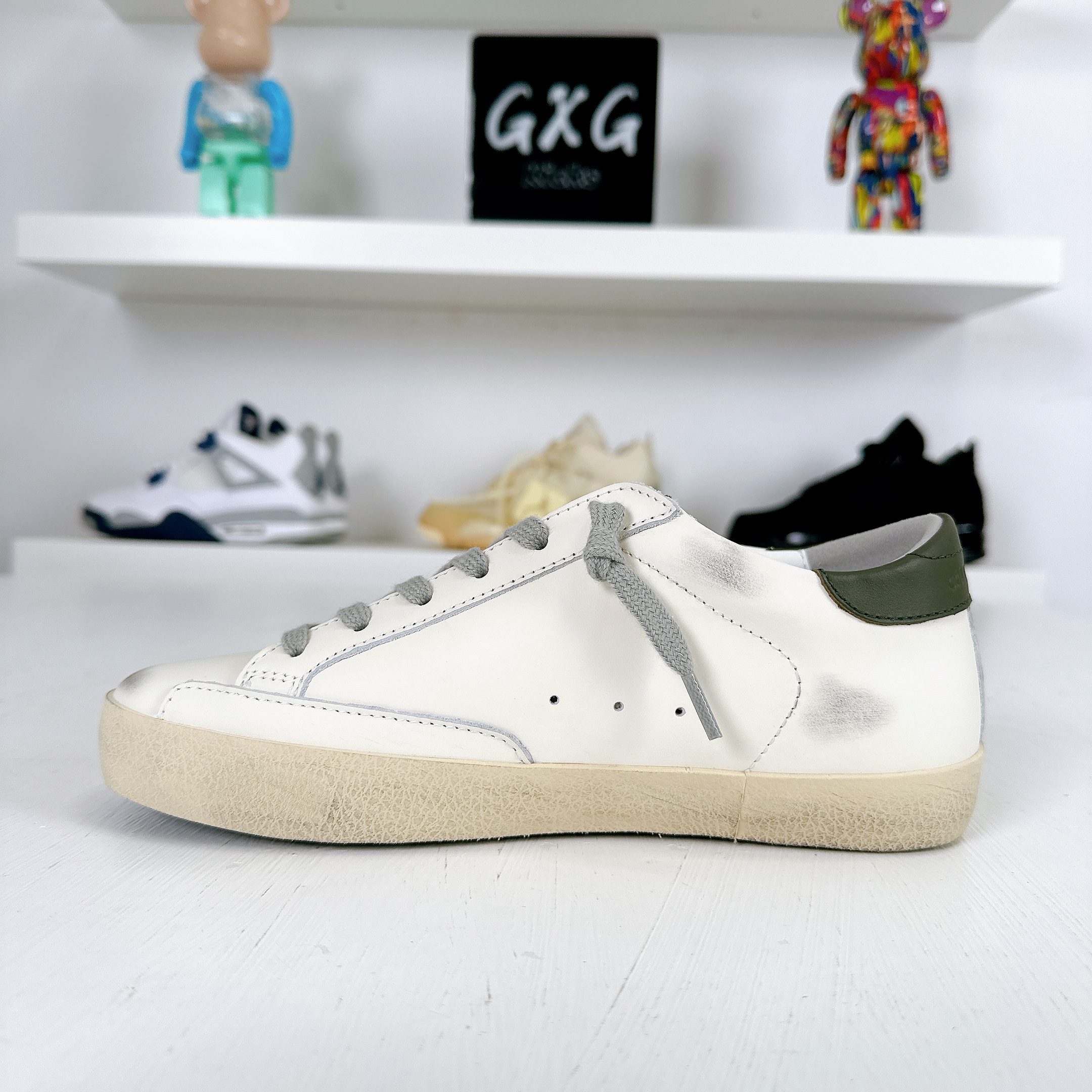 Golden Goose Super-Star White Grey
