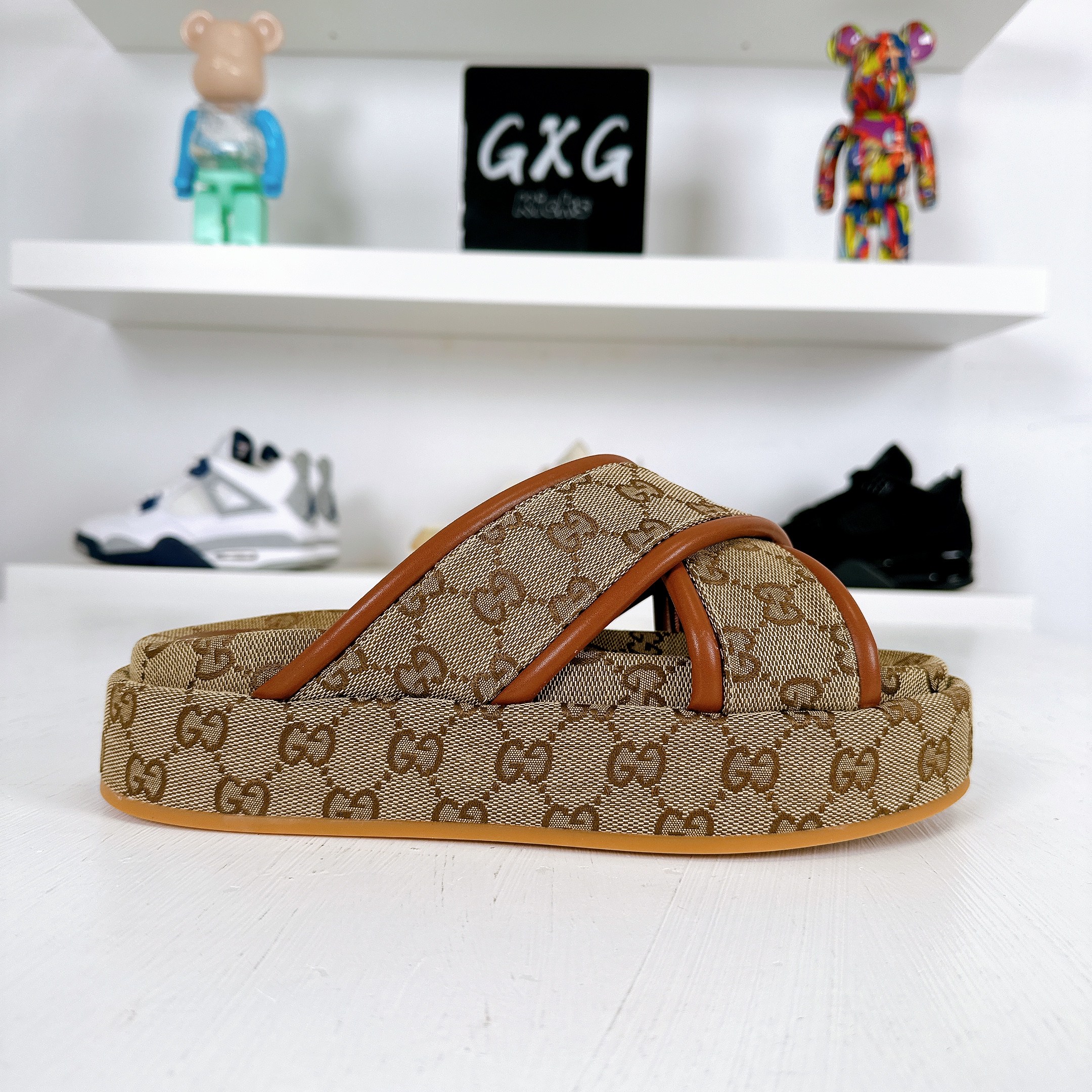 Gucci Women's GG Platform Slide Sandals