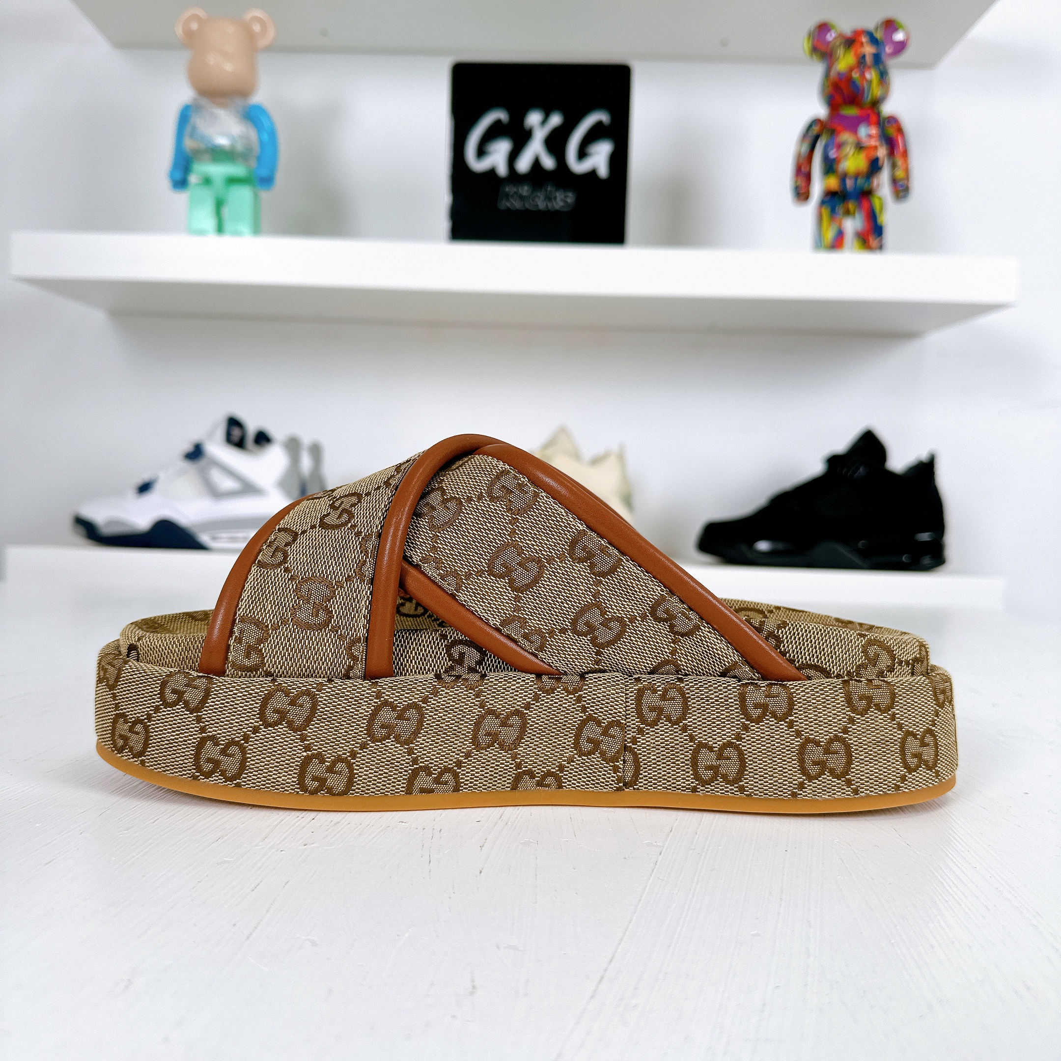 Gucci Women's GG Platform Slide Sandals