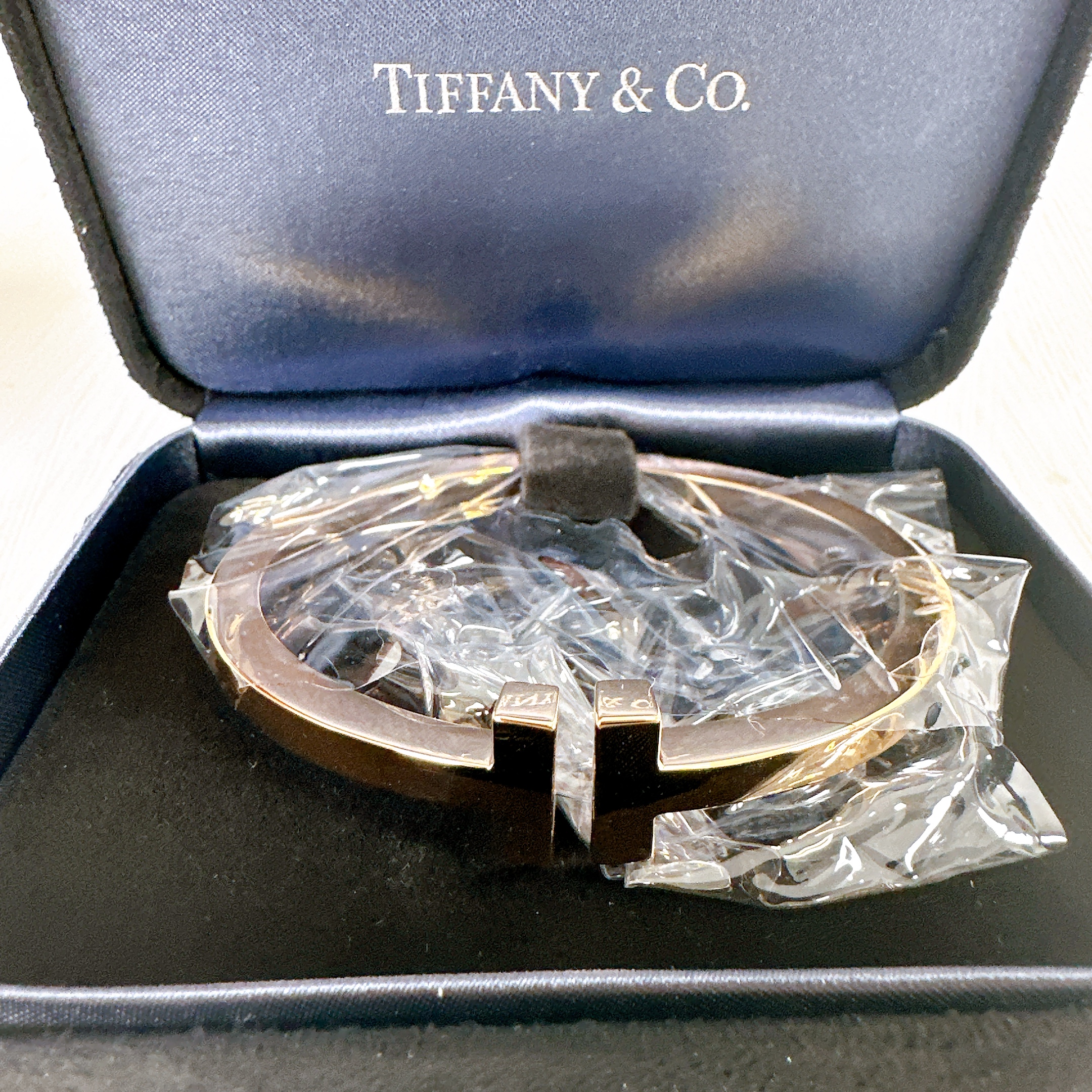 Tiffany TSquare Bracelet in Rose Gold