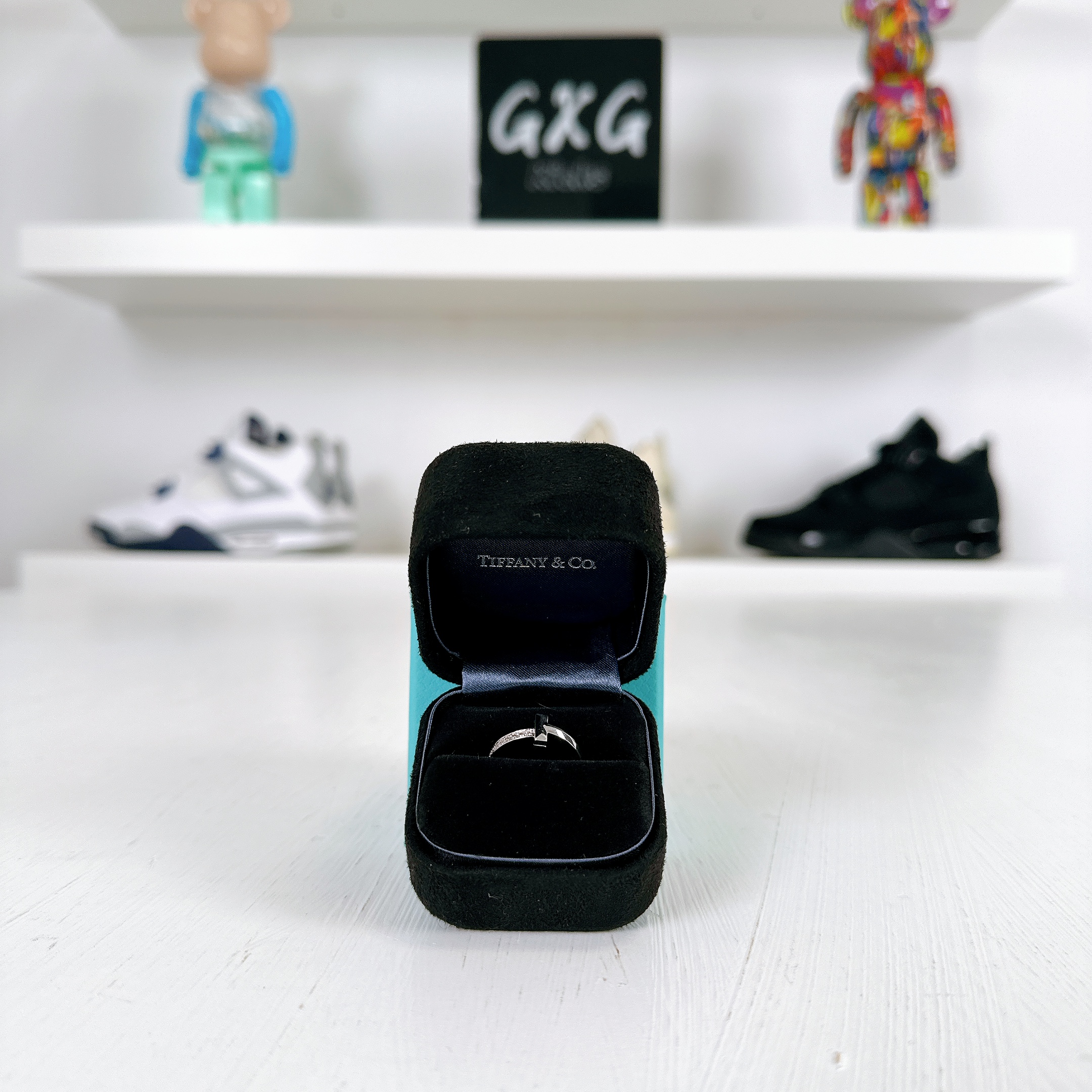 Tiffany T Ring White Gold