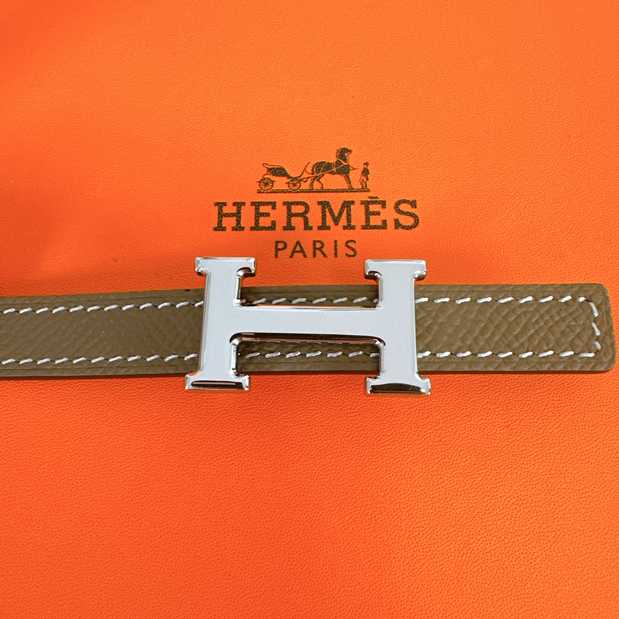 HERMES H Buckle Belt