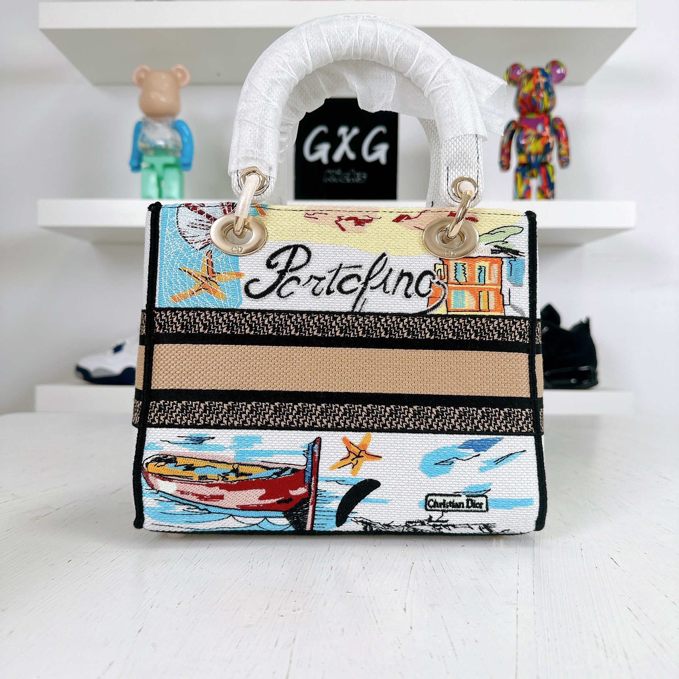 Renew Dior Book Tote Bag in Multi