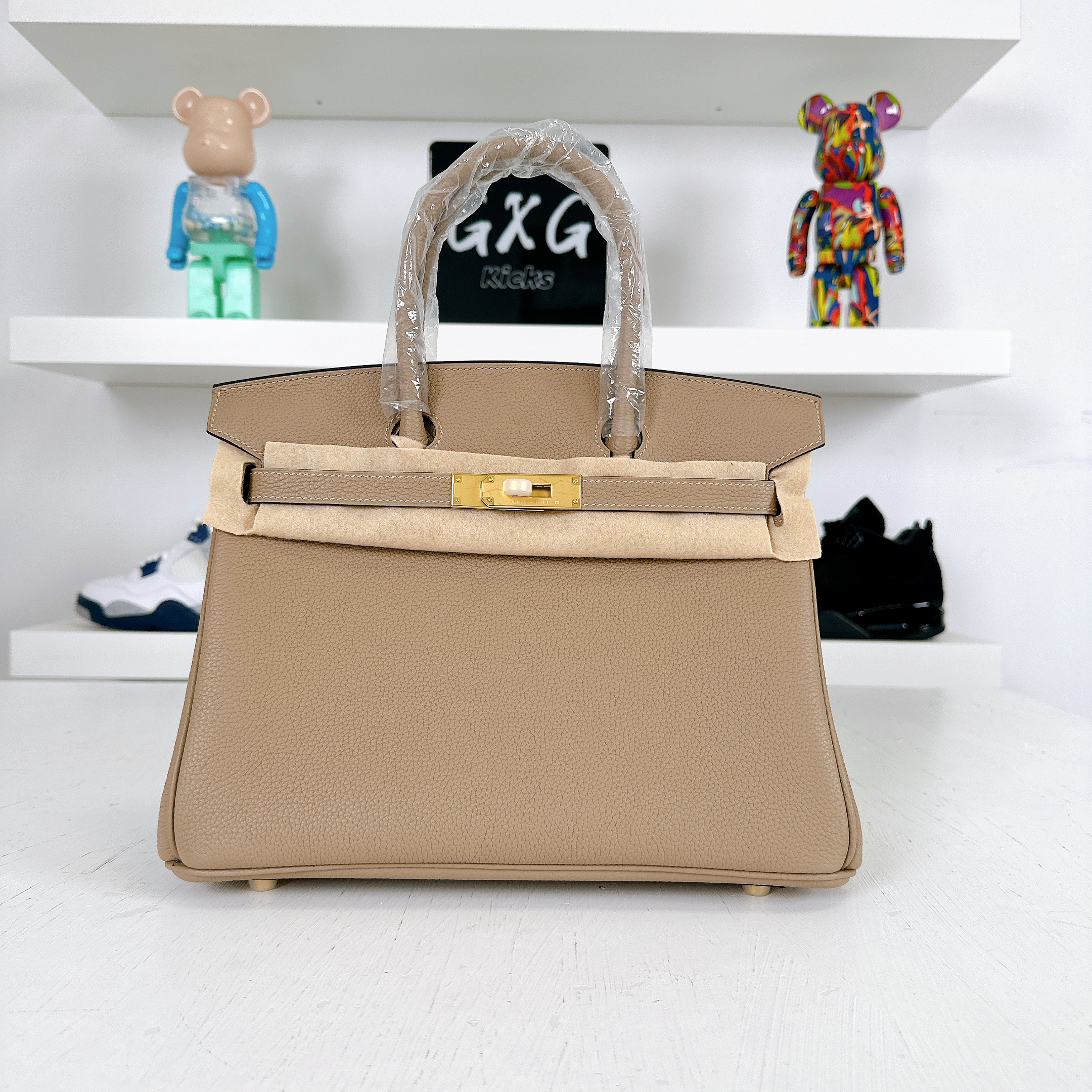 Hermes Graphite Matte Crocodile Palladium Birkin Handbag Bag