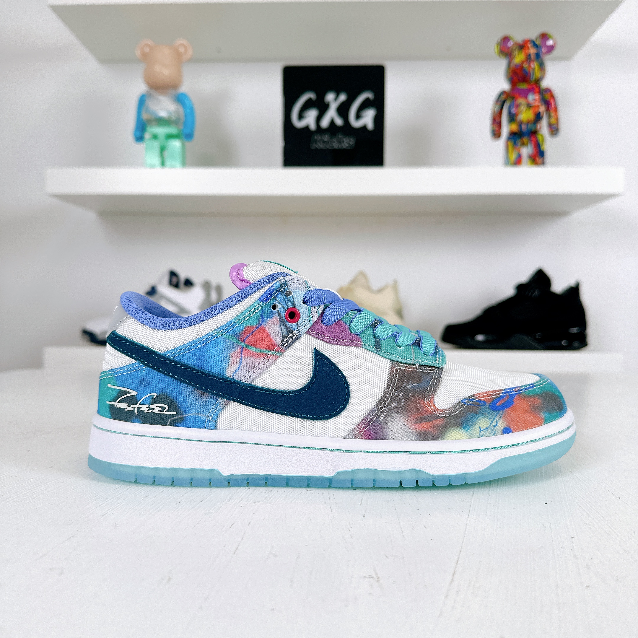 Nike x Futura Laboratories SB Dunk Low 'Bleached Aqua' HF6061-400