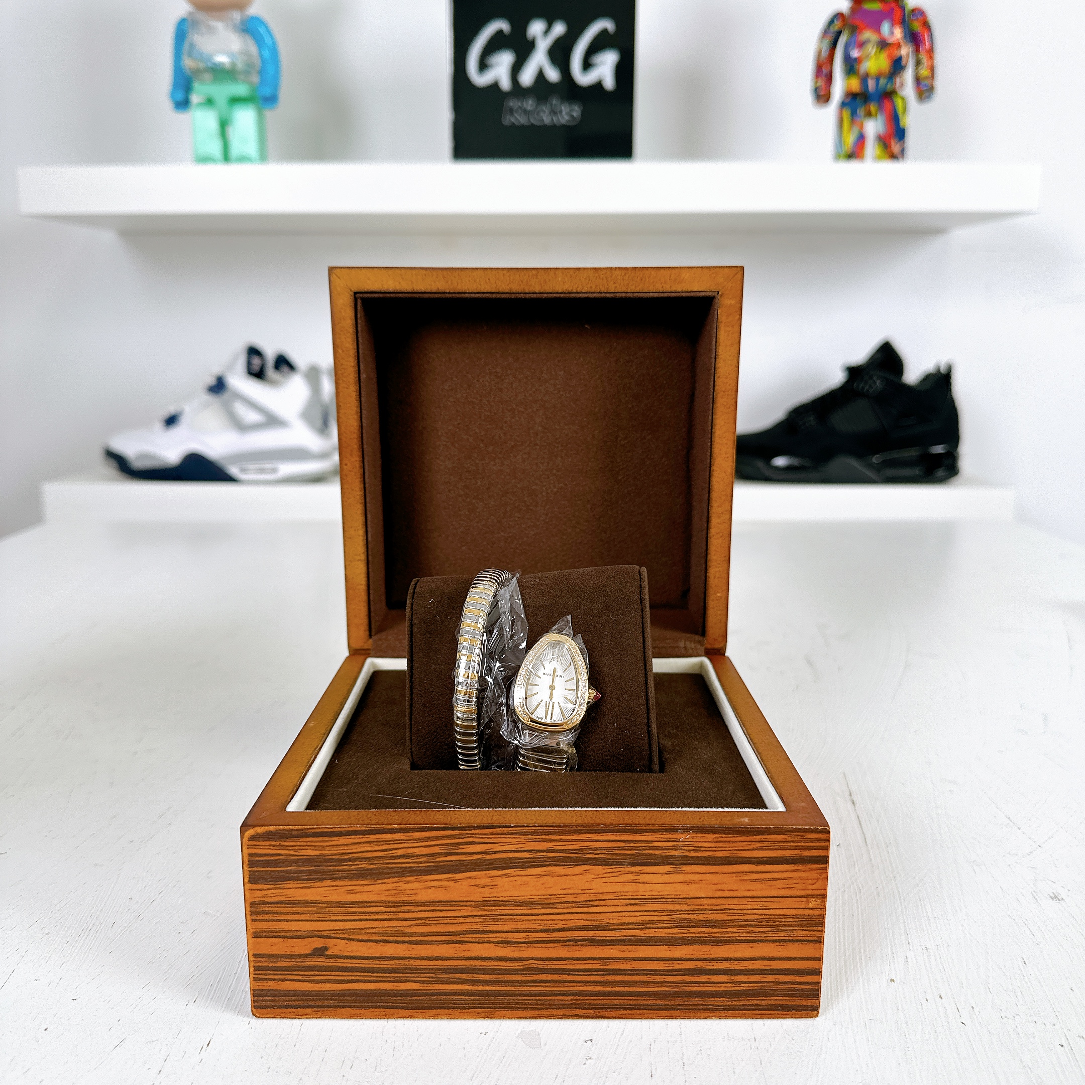 Bvlgari Serpenti Gold White Dial Watch