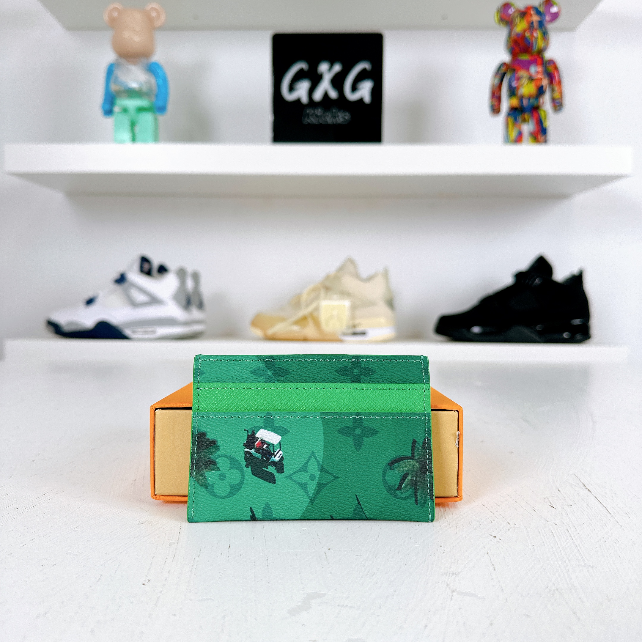 Louis Vuitton Golf Double Card Case Green