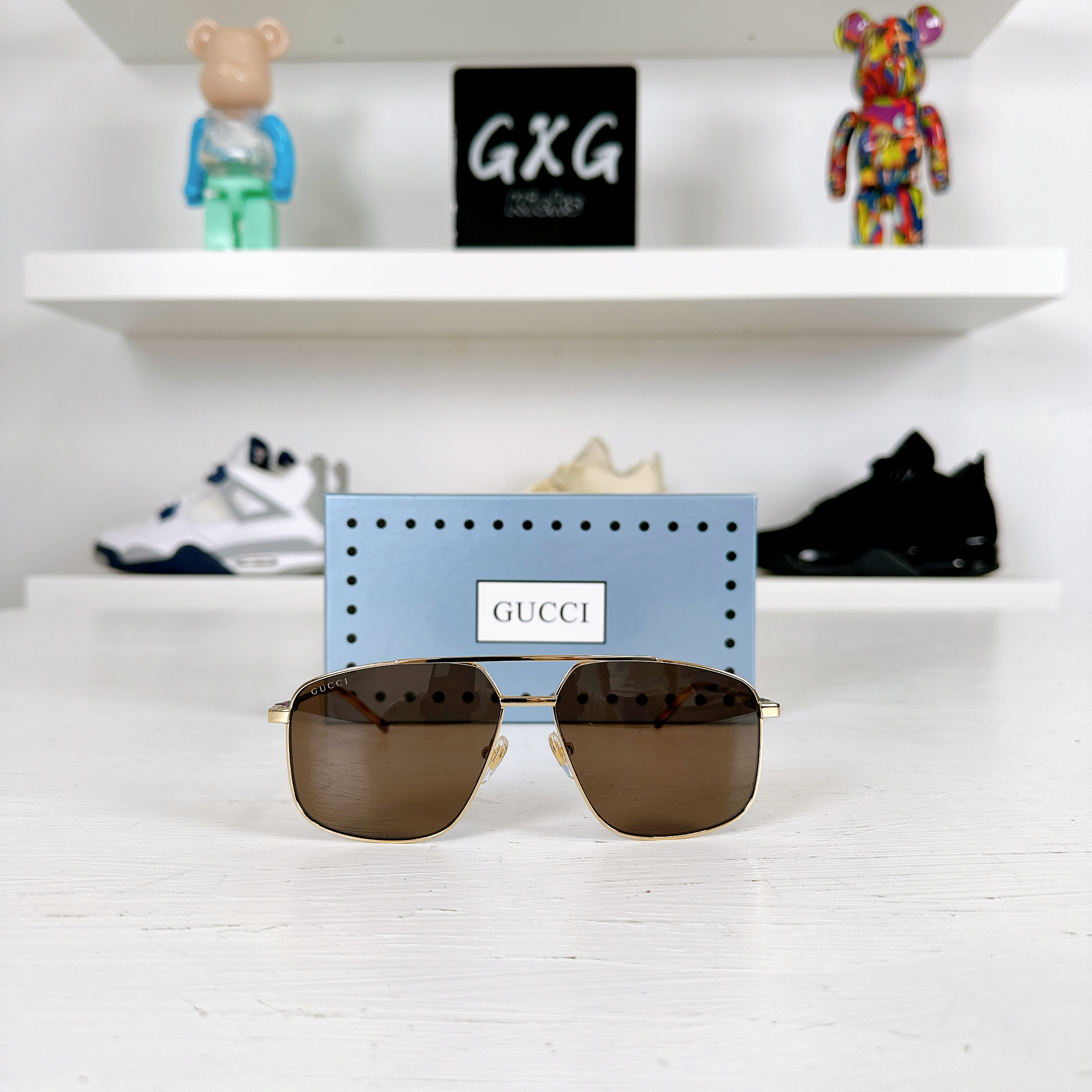 Gucci Endura Pilot Sunglasses