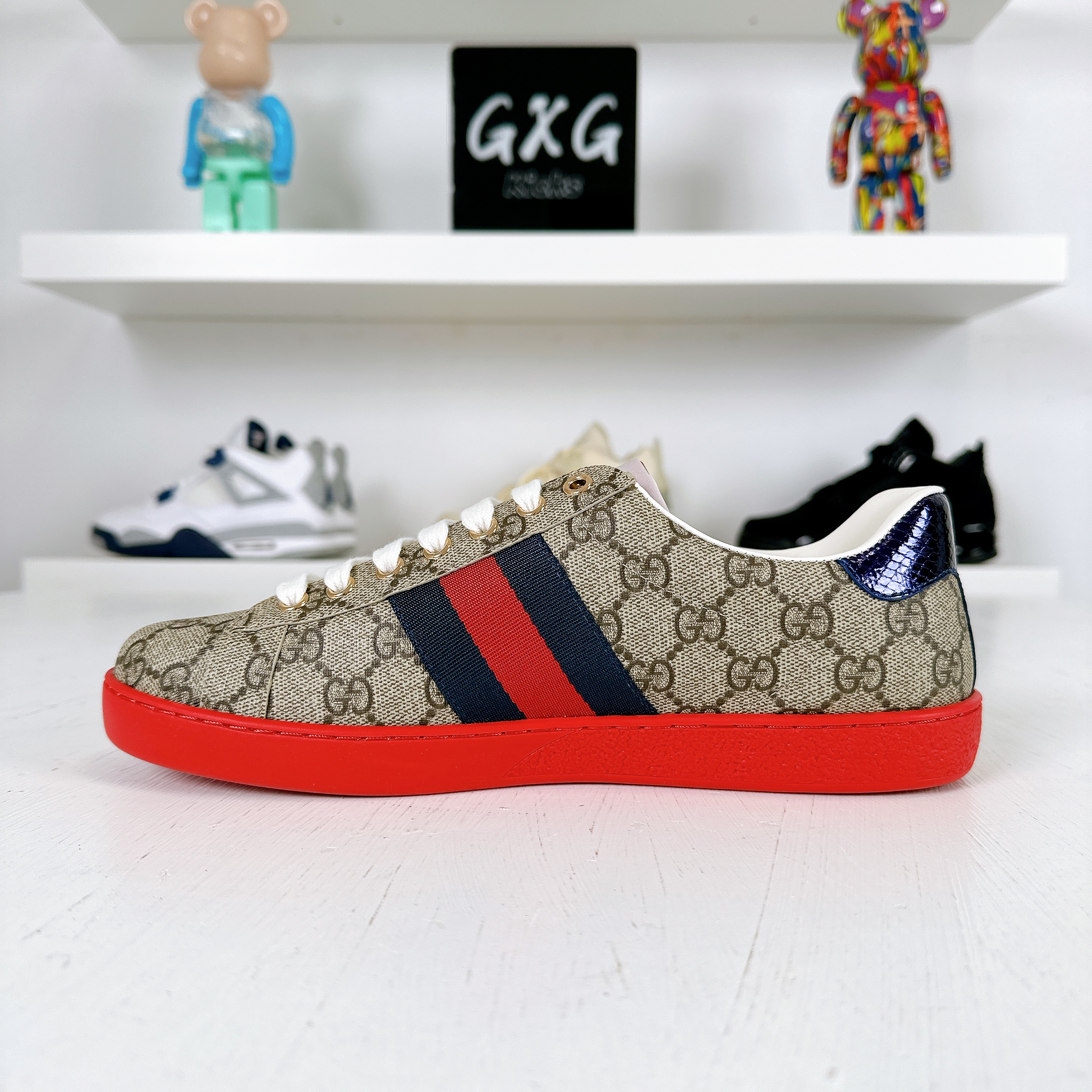 Gucci Wmns Ace GG Supreme 'Brown'