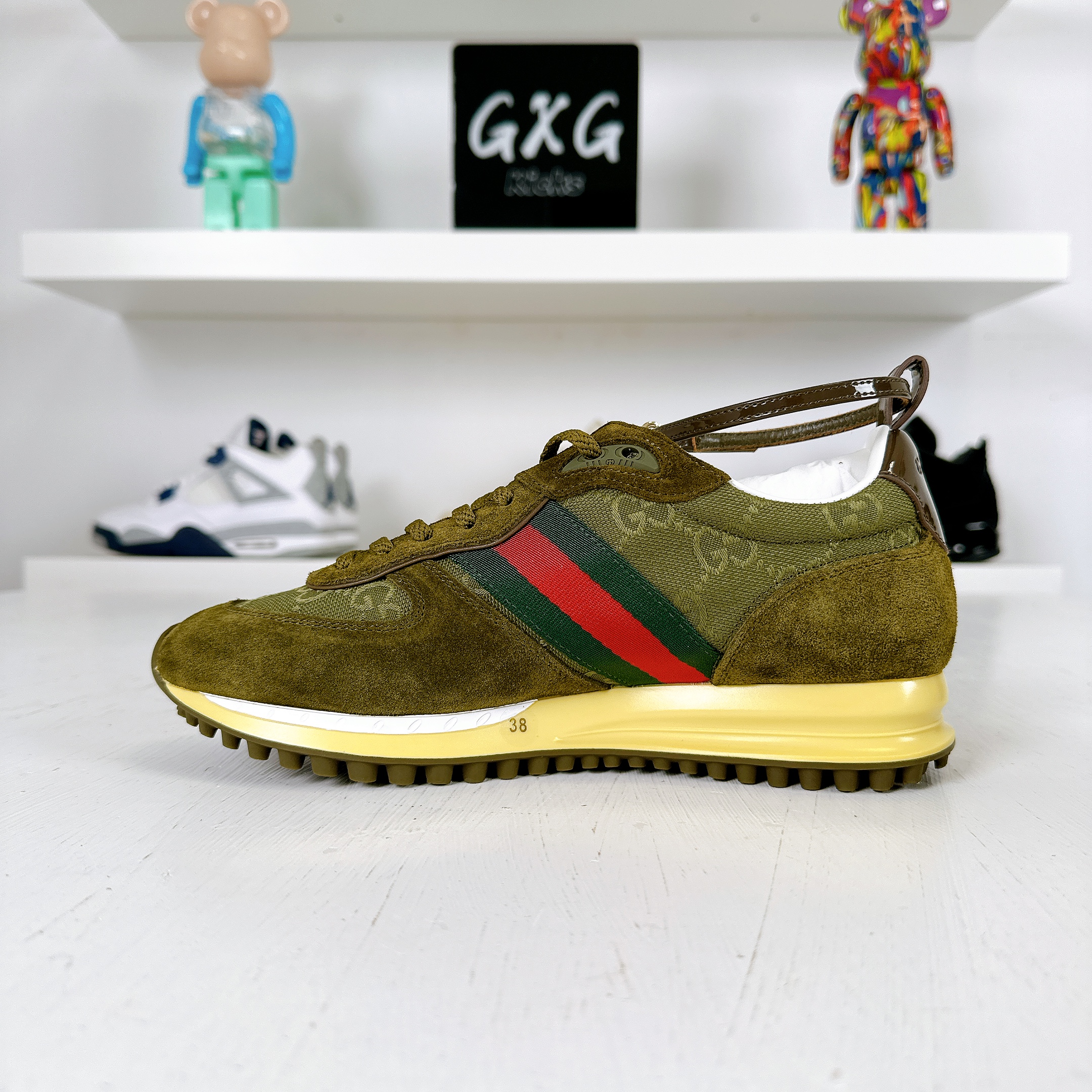 Gucci Re-Motion GG-monogram Suede Sneakers