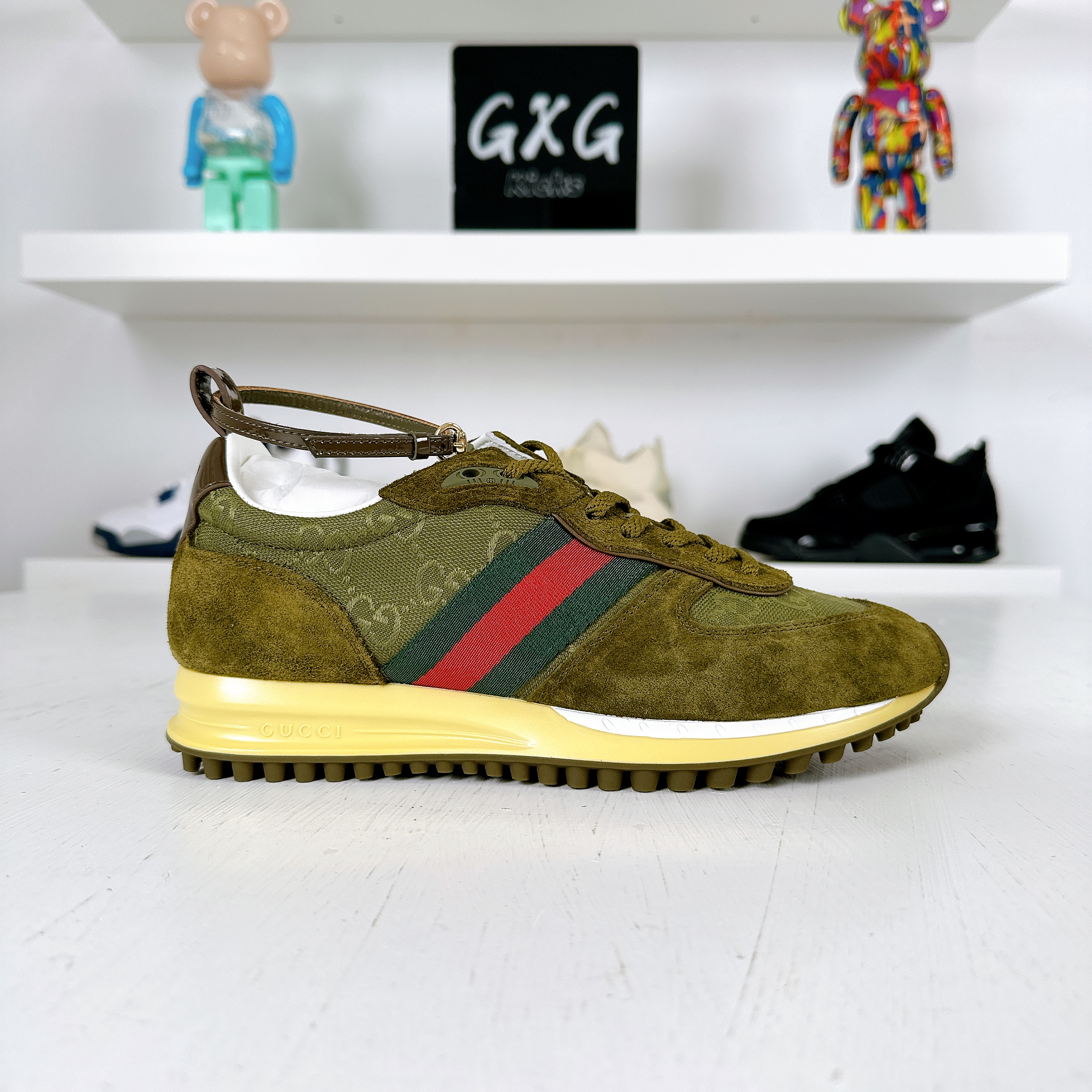 Gucci Re-Motion GG-monogram Suede Sneakers