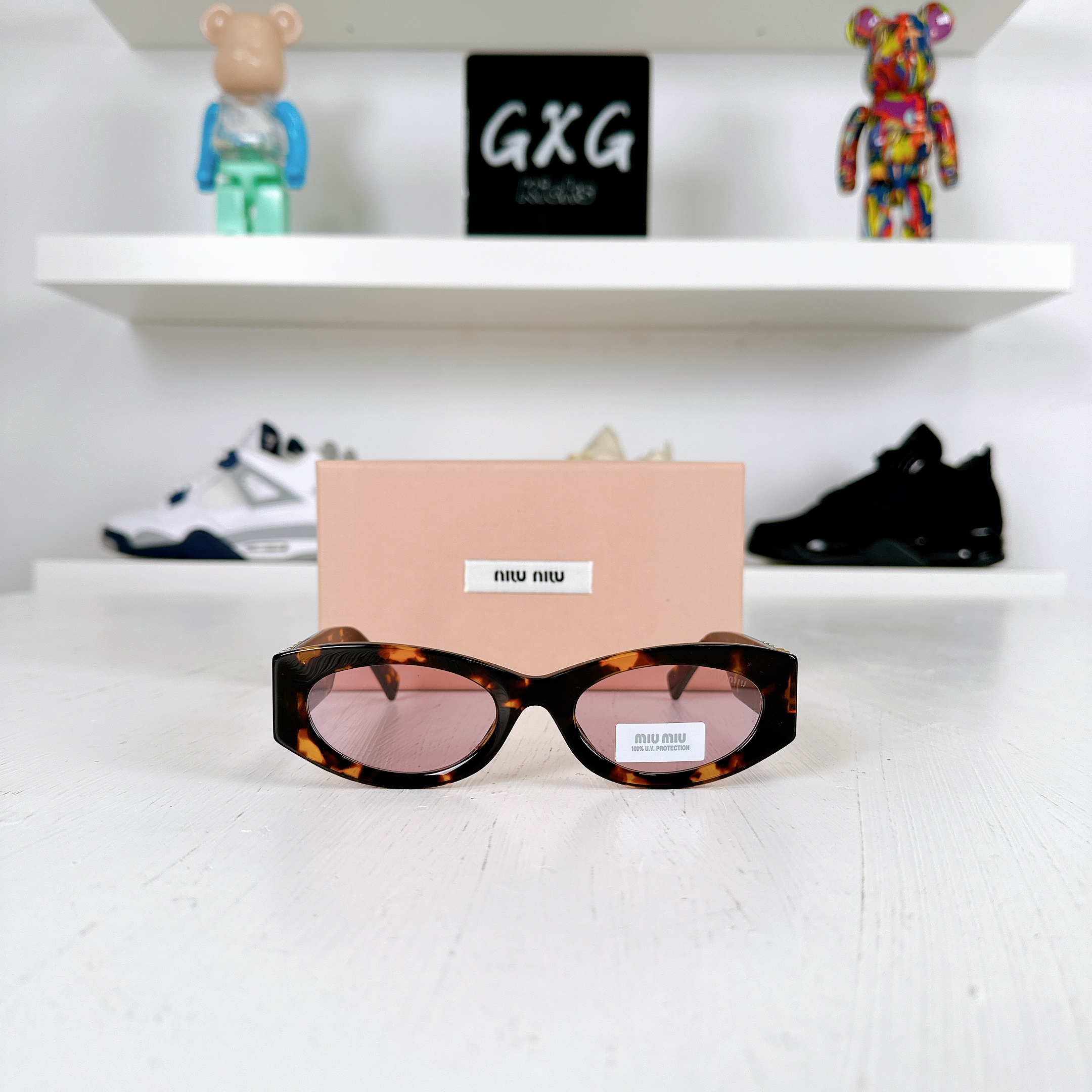 Miu Miu Glimpse Sunglasses Mauve