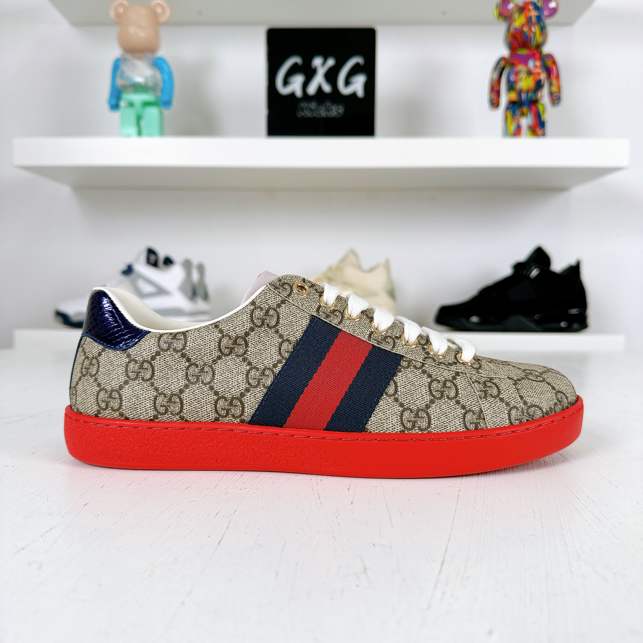 Gucci Wmns Ace GG Supreme 'Brown'