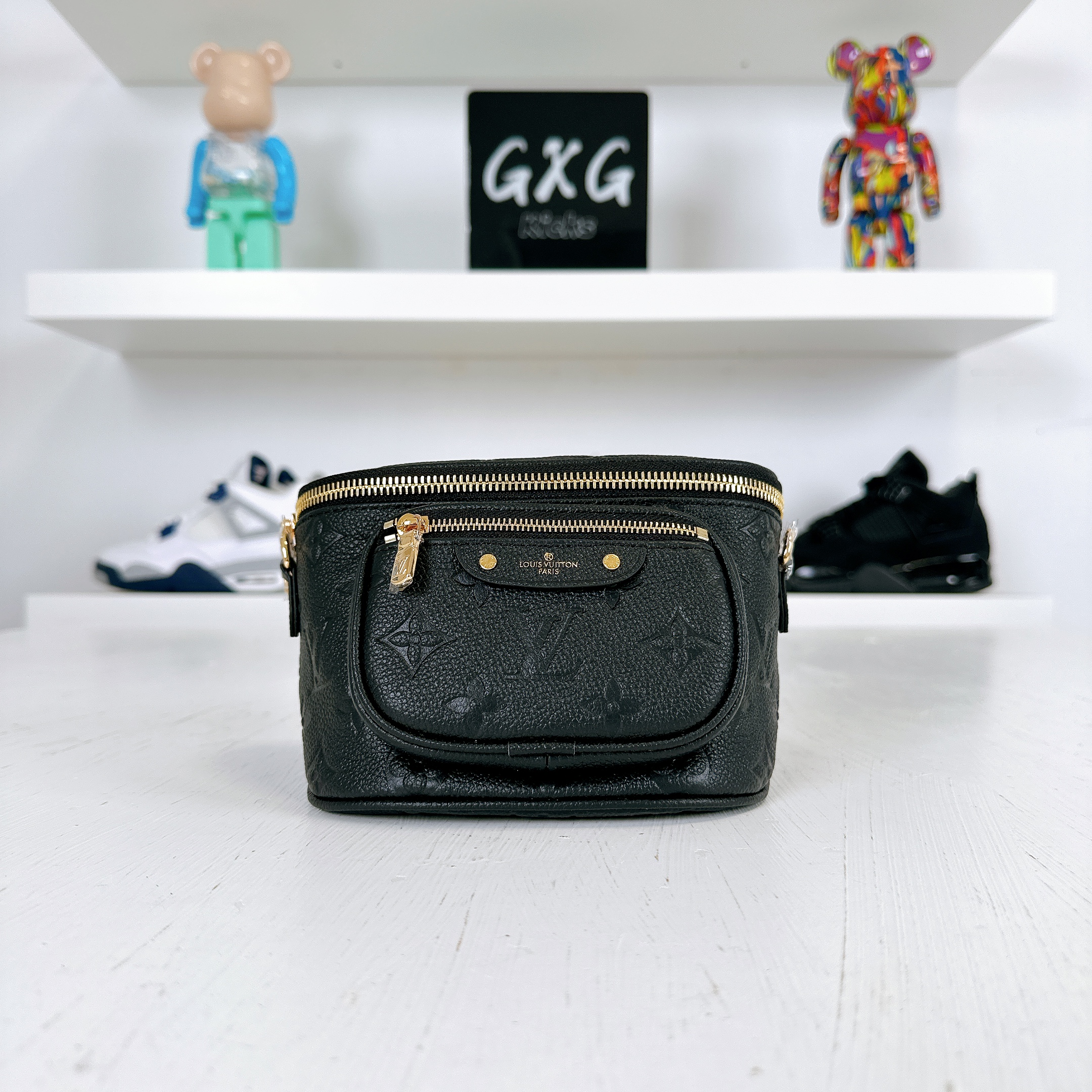 LOUIS VUITTON Empreinte Mini Bumbag Black