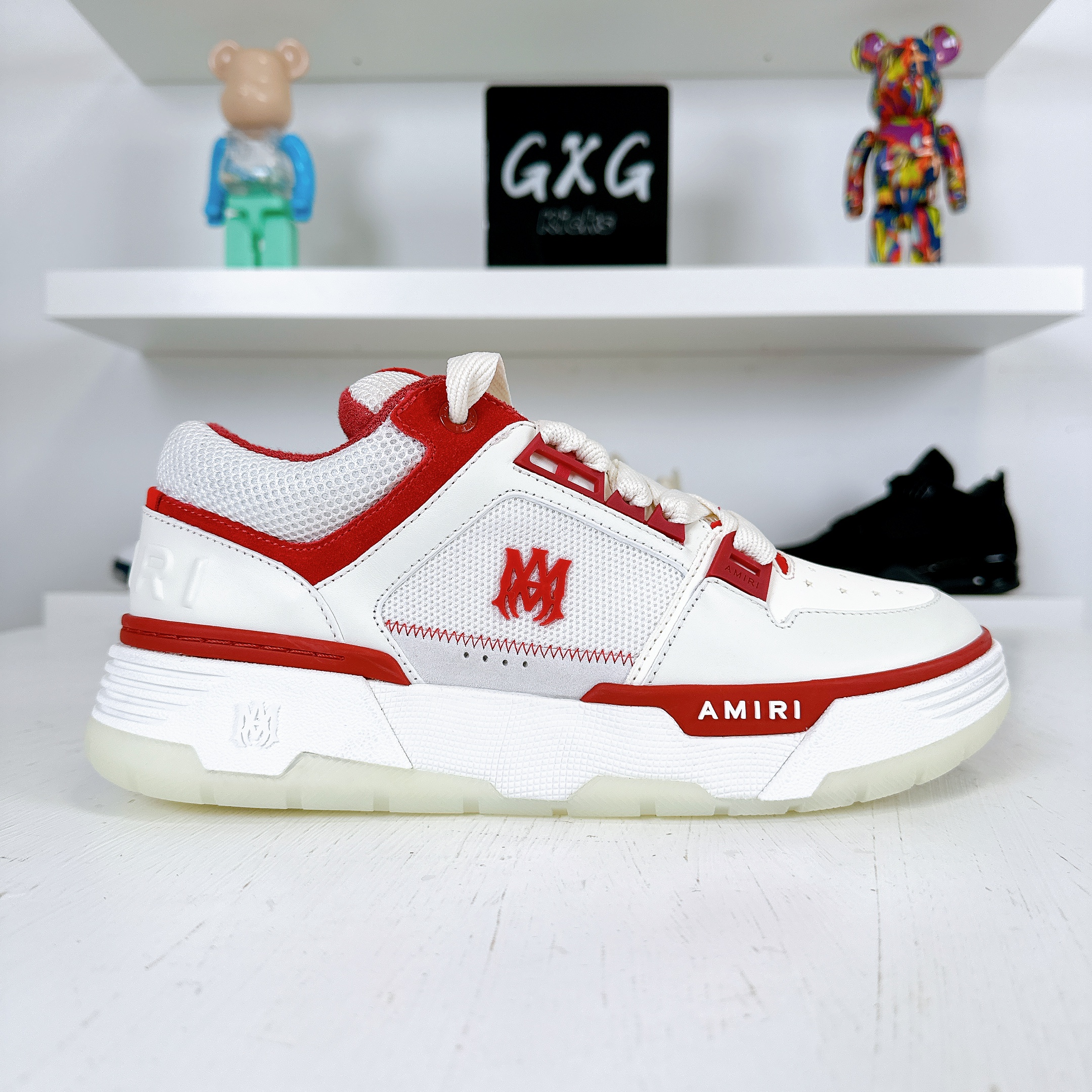 AMIRI MA-1 White Red Men's