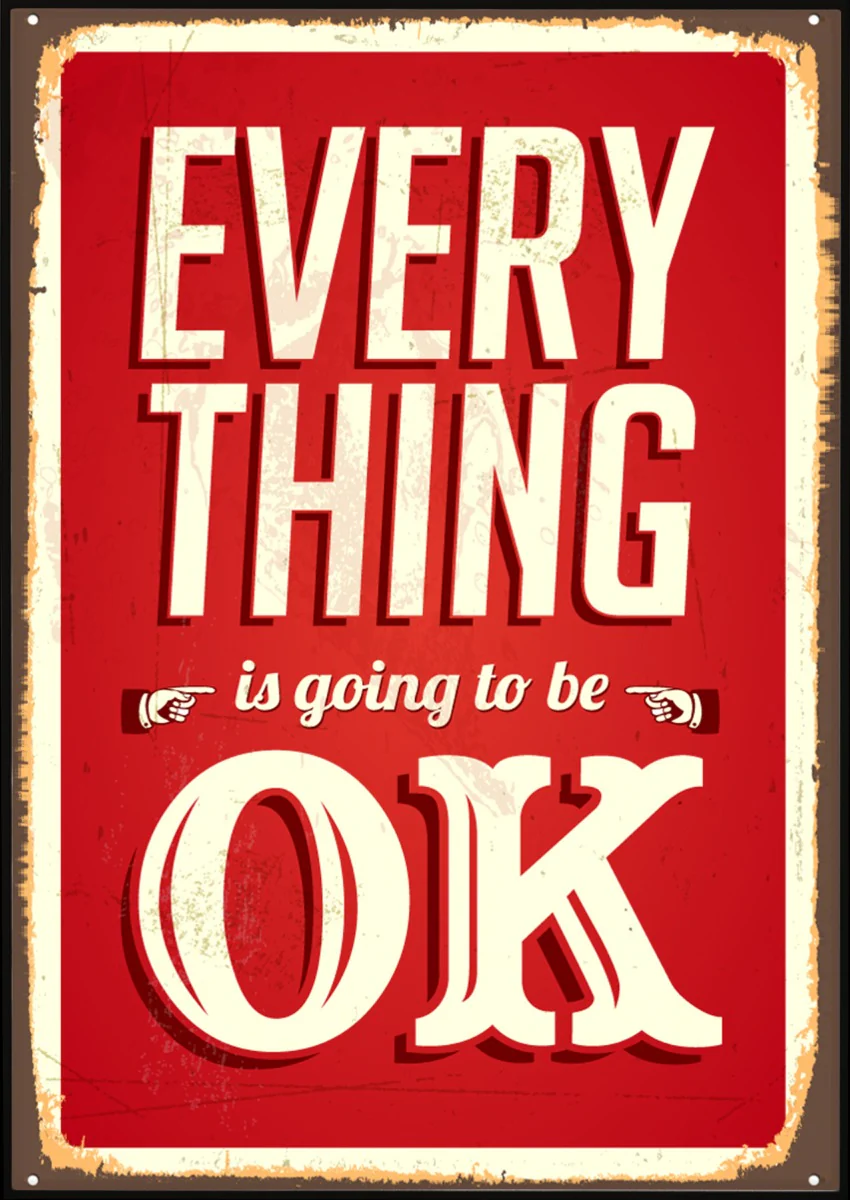 Everything OK Vintage juliste