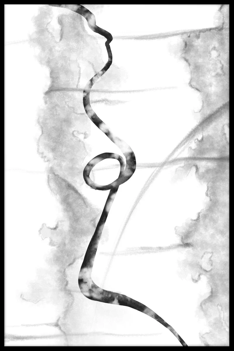 Abstract Line Art N03 juliste