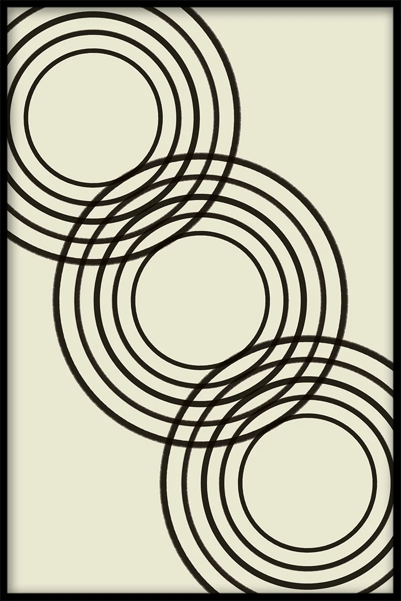 Abstract Rings Art juliste