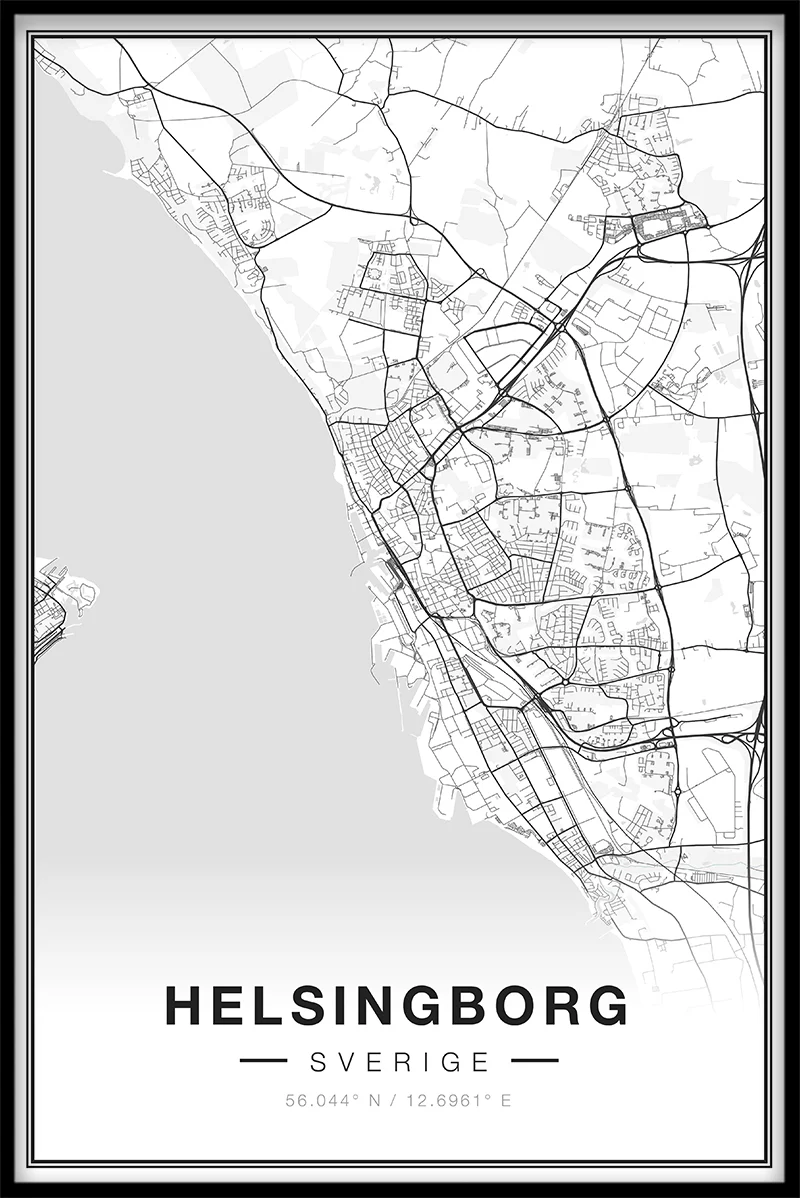 Helsingborg Map juliste