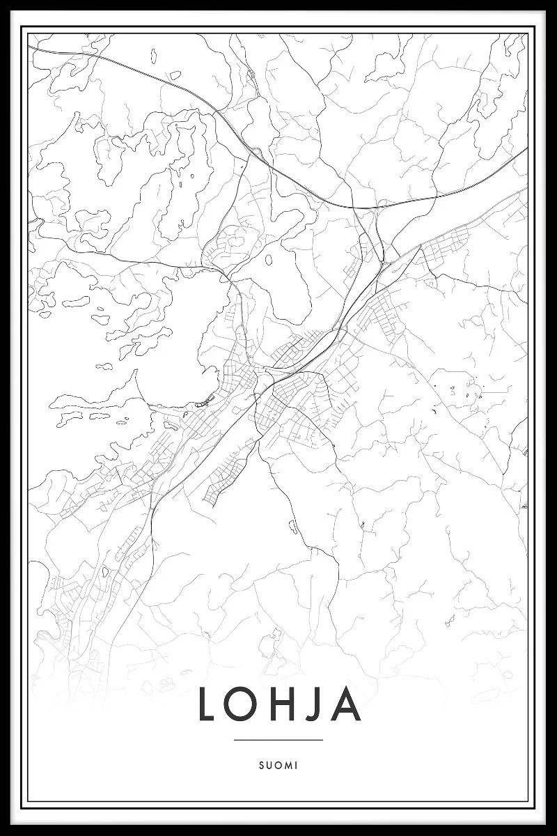 Lohja Map juliste