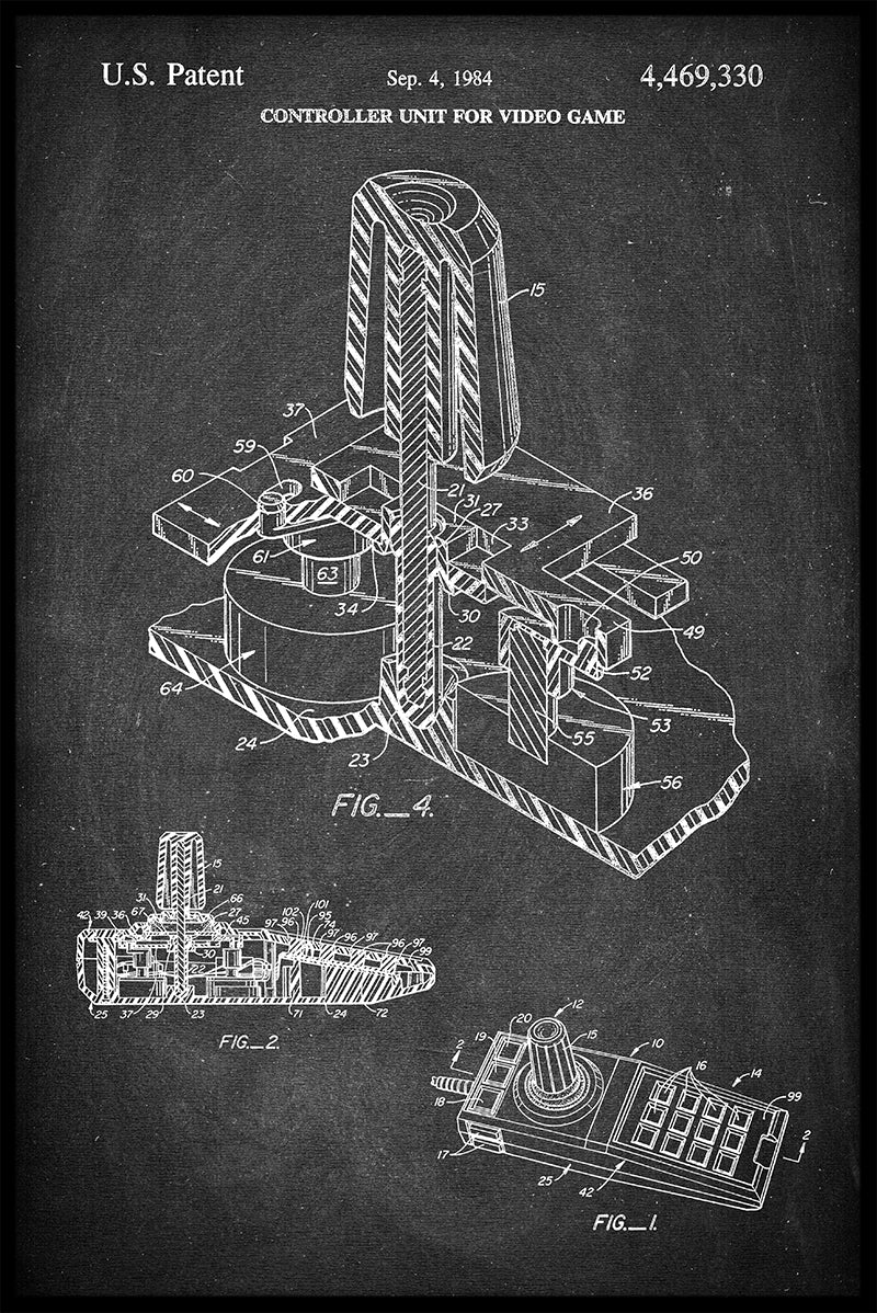 Atari Joystick Patent juliste