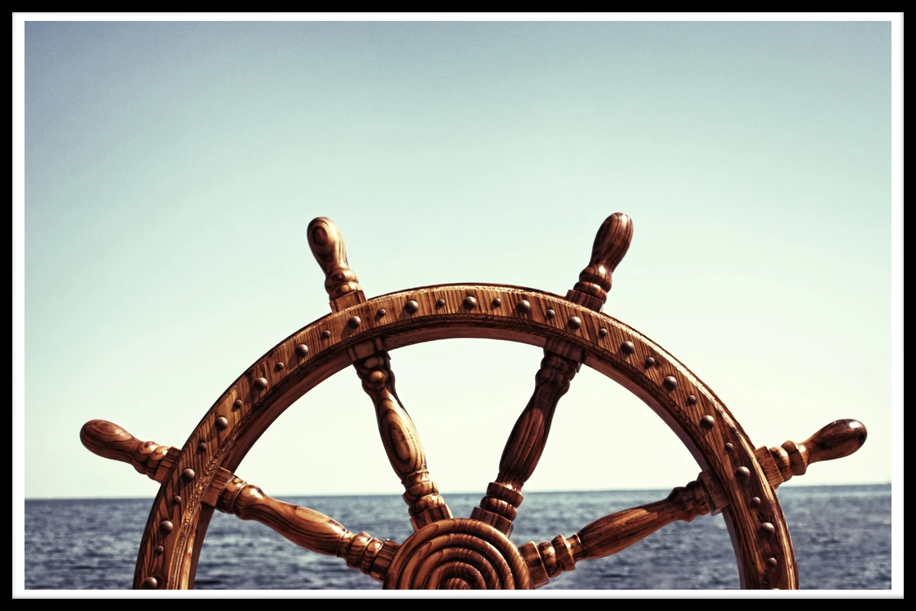 Vintage Wooden Wheel juliste