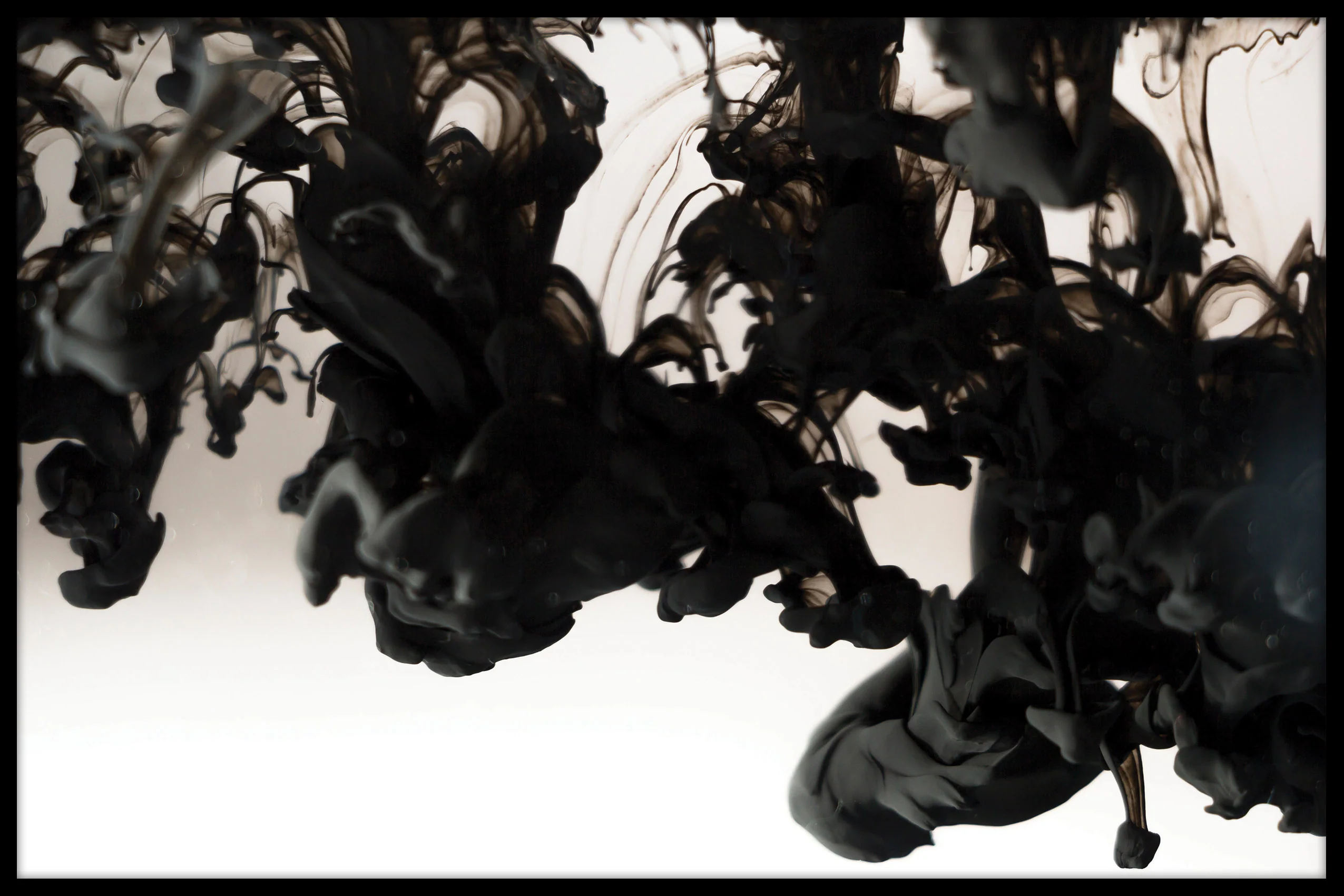 Black Ink In Water juliste