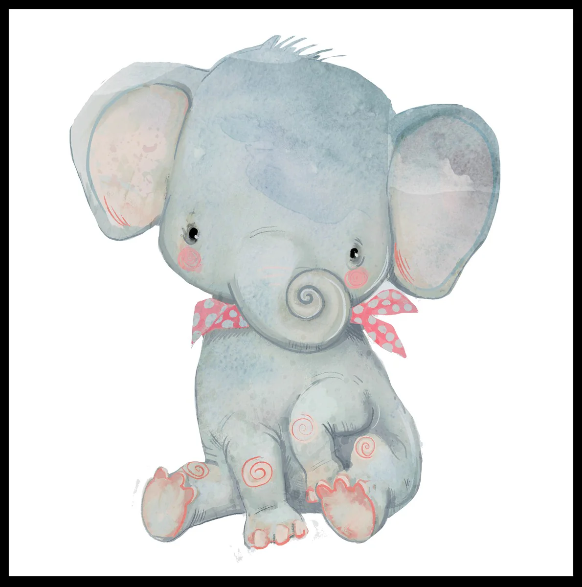 Cute Elephant juliste