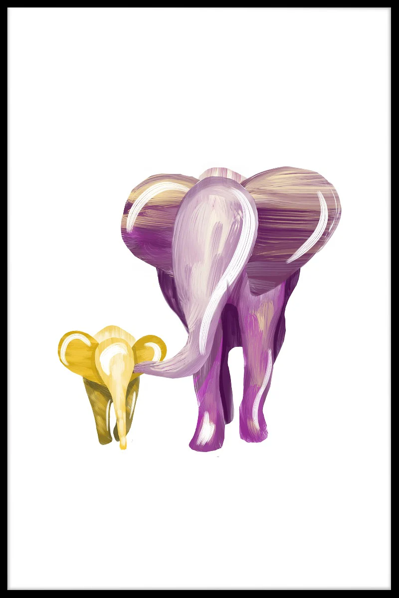 Elephants Graphic juliste