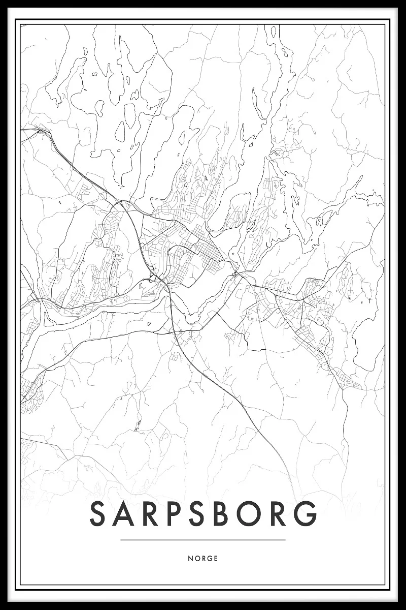 Sarpsborg Map juliste