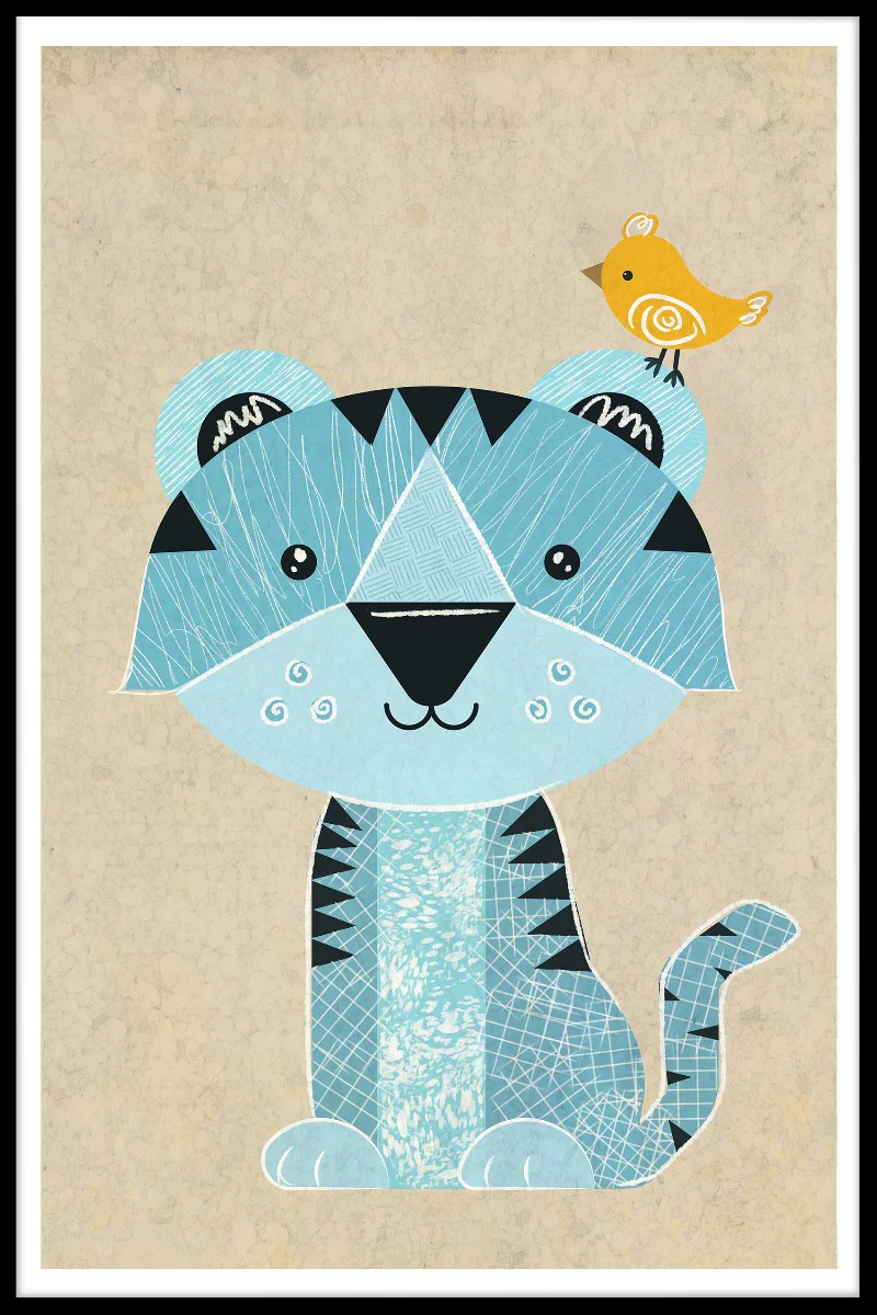 Tiger & Bird Friends juliste