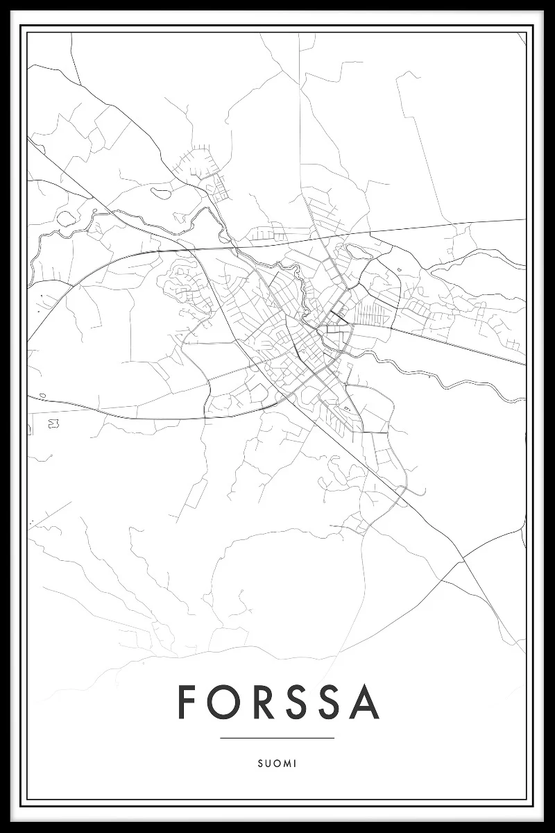 Forssa Map juliste