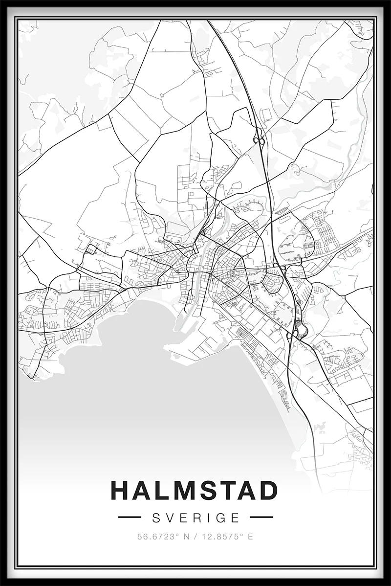 Halmstad Map juliste
