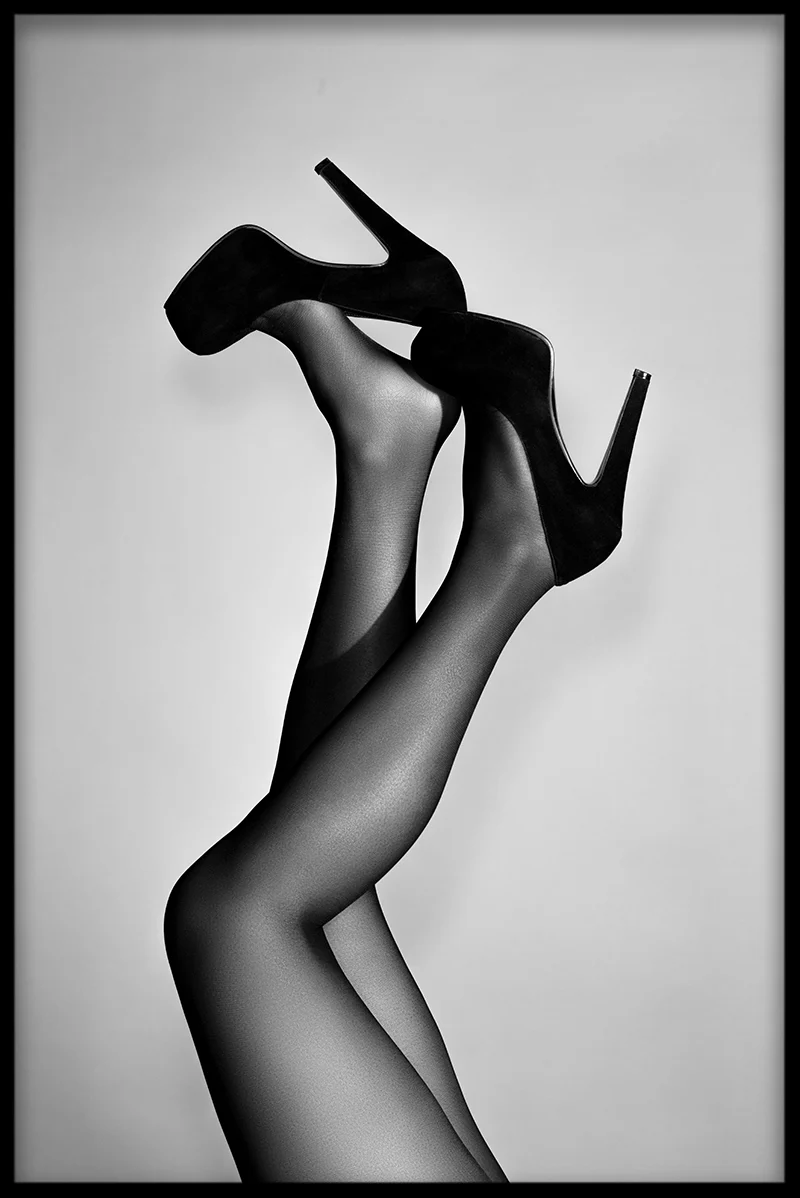 Black & White Legs juliste