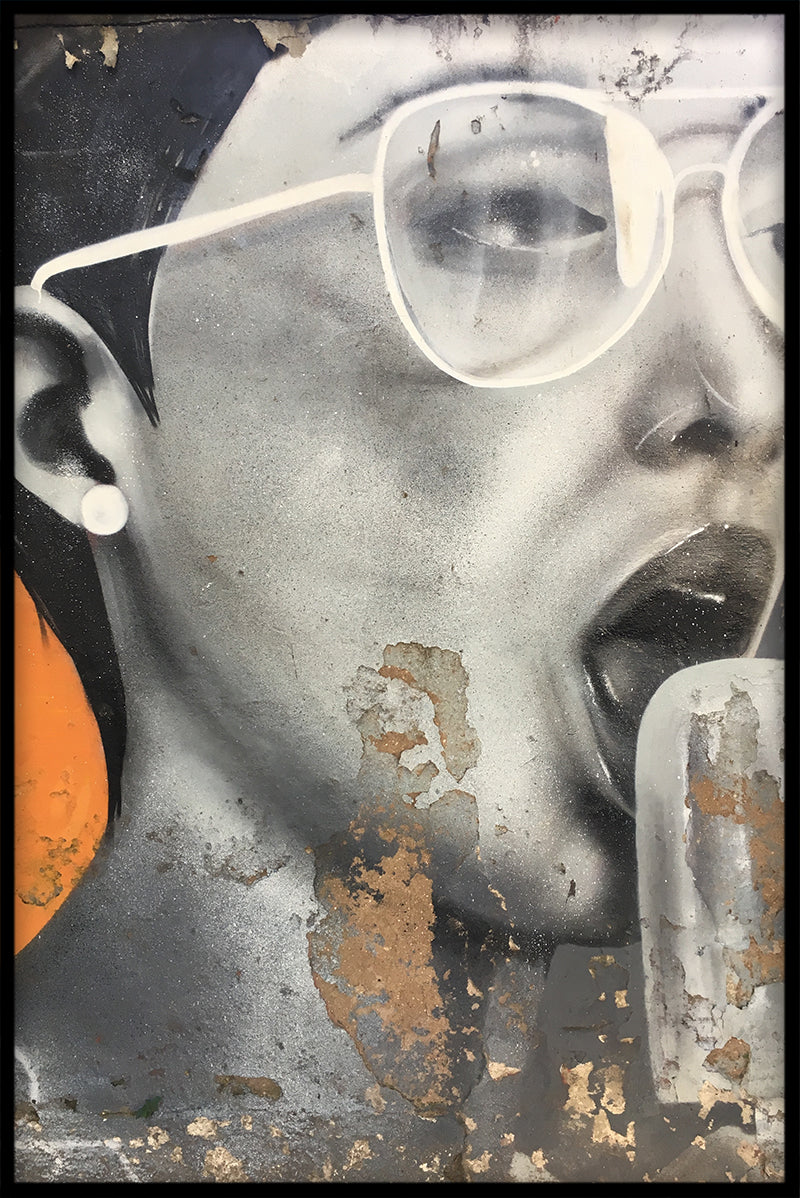 Eating Ice Cream Abstract juliste