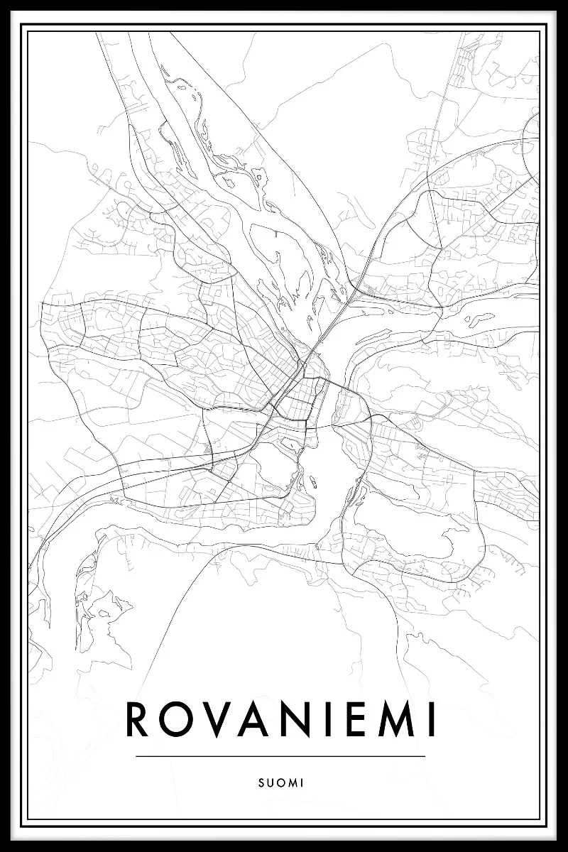 Rovaniemi Map juliste-pp