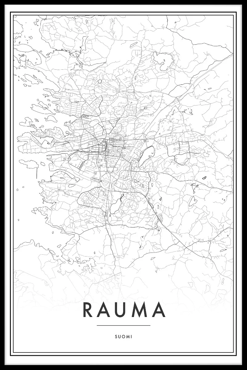 Rauma Map N02 juliste