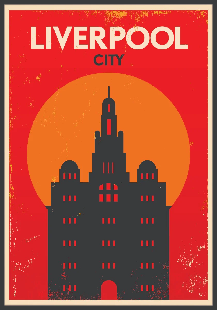 Liverpool Retro Vintage juliste