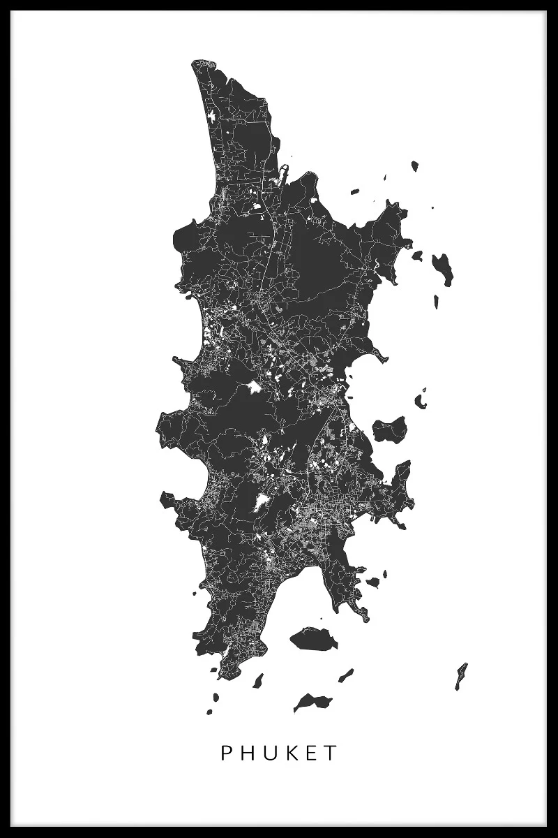 Phuket Map juliste