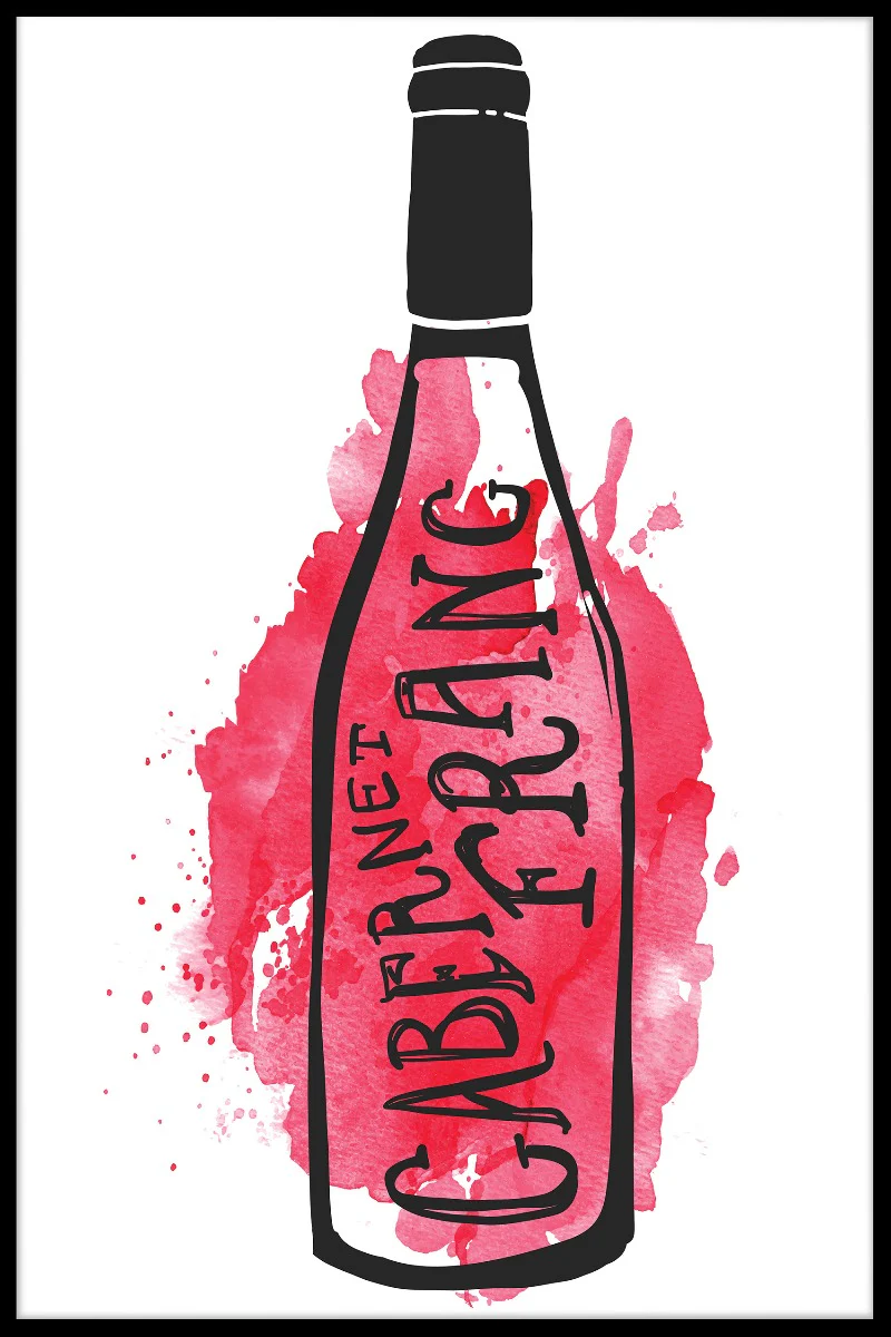 Cabernet Franc Illustration juliste