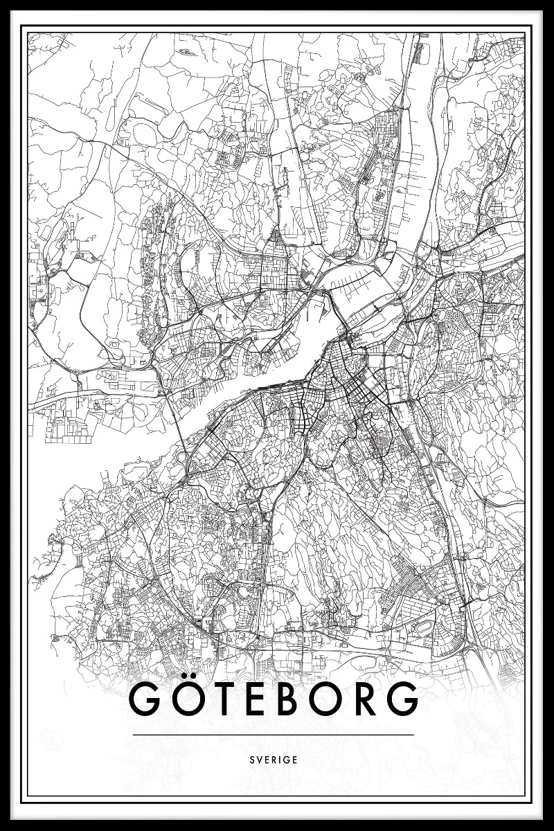 G?teborg Map juliste