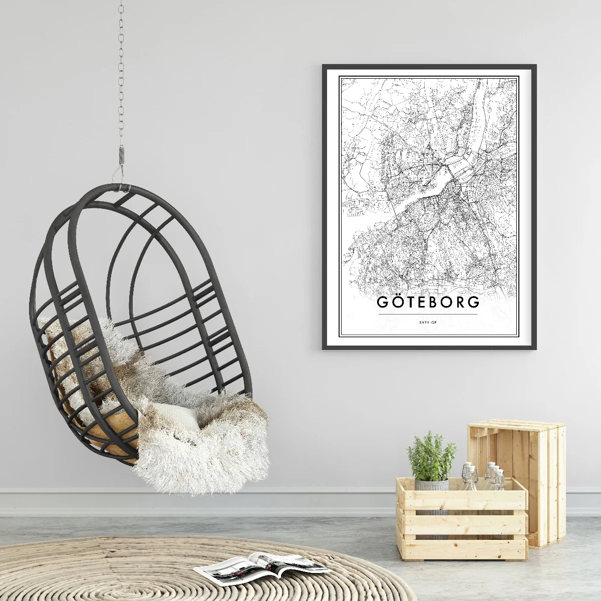 G?teborg Map juliste