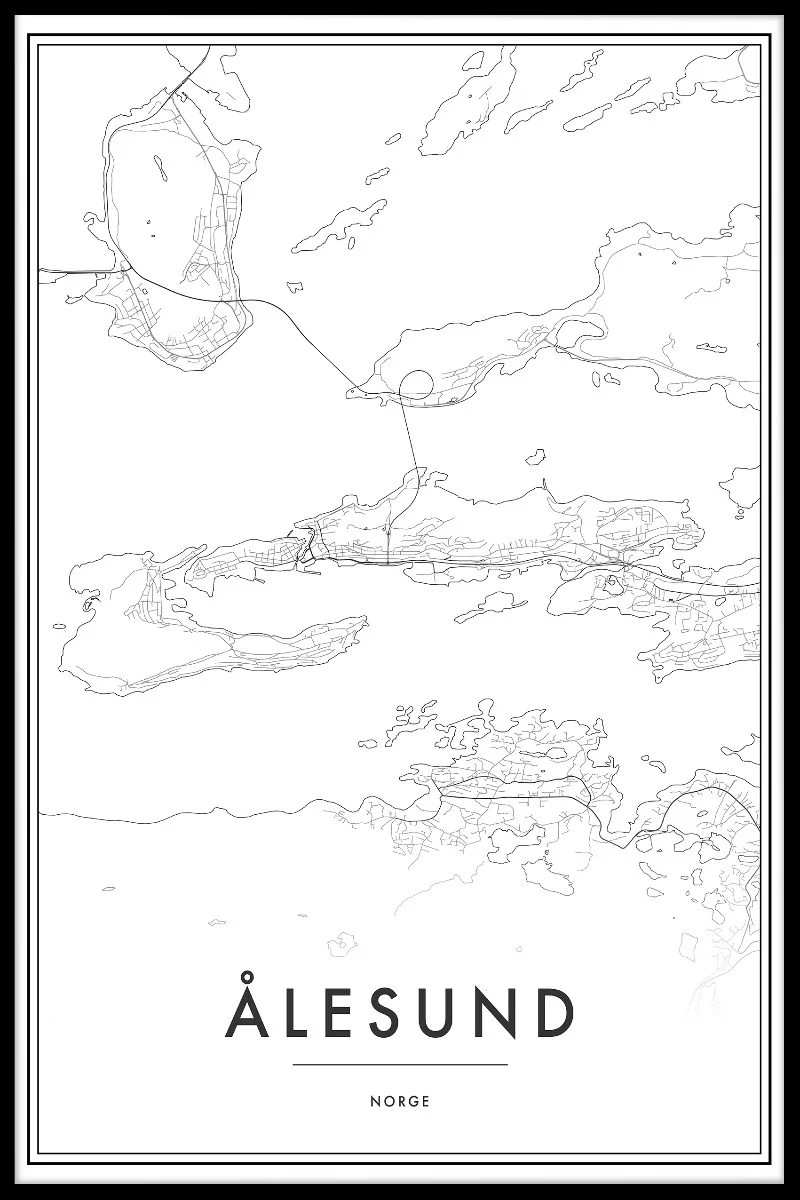 ?lesund Map juliste